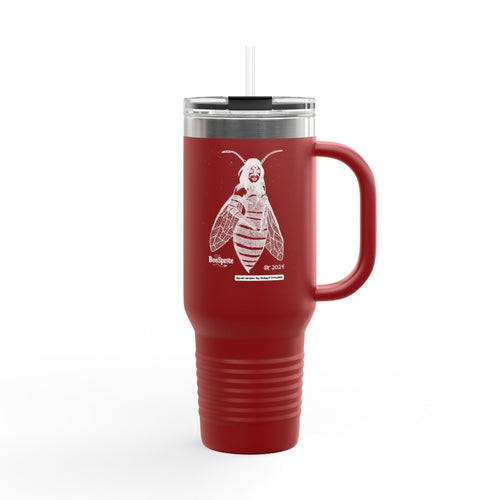 Bee Sprite – Travel Mug | Hand-Drawn Fantasy Art by Robert Trumble