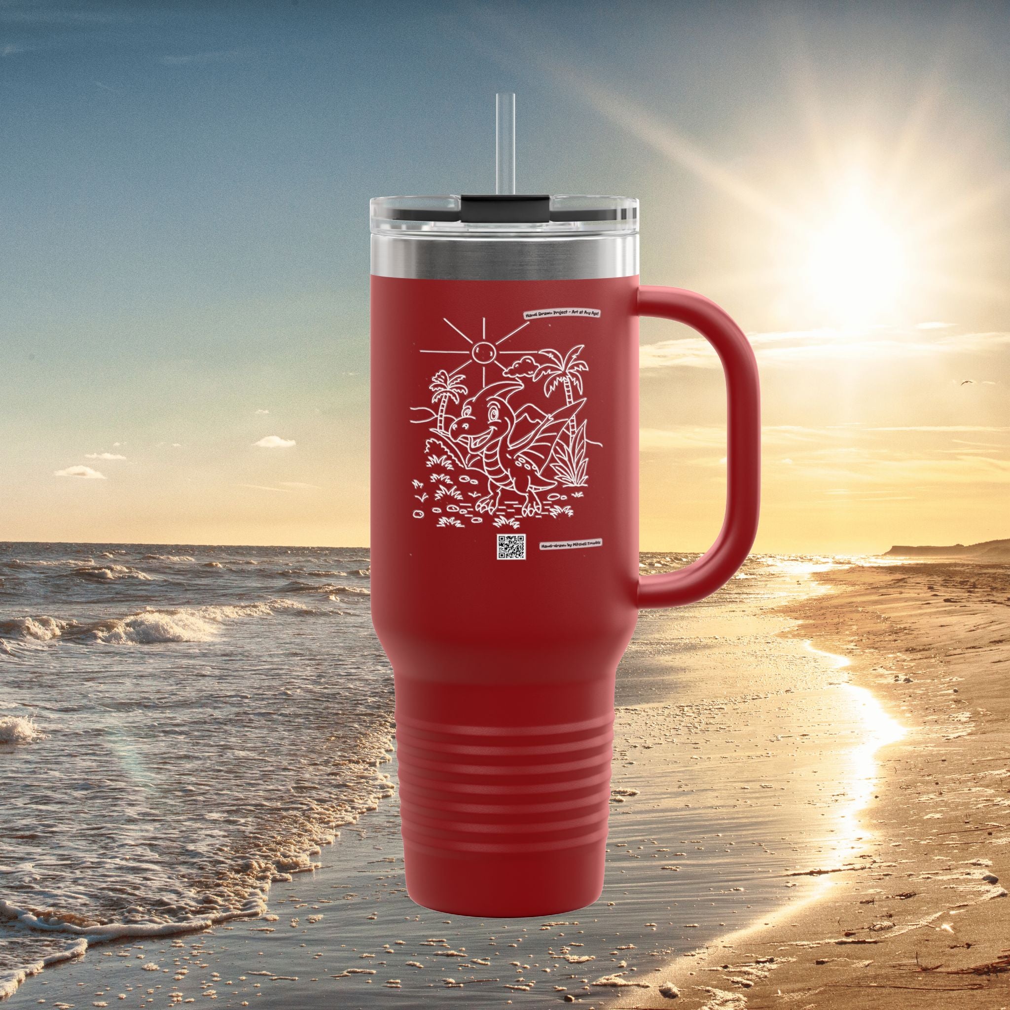 Pterodactyl Chaos Travel Mug