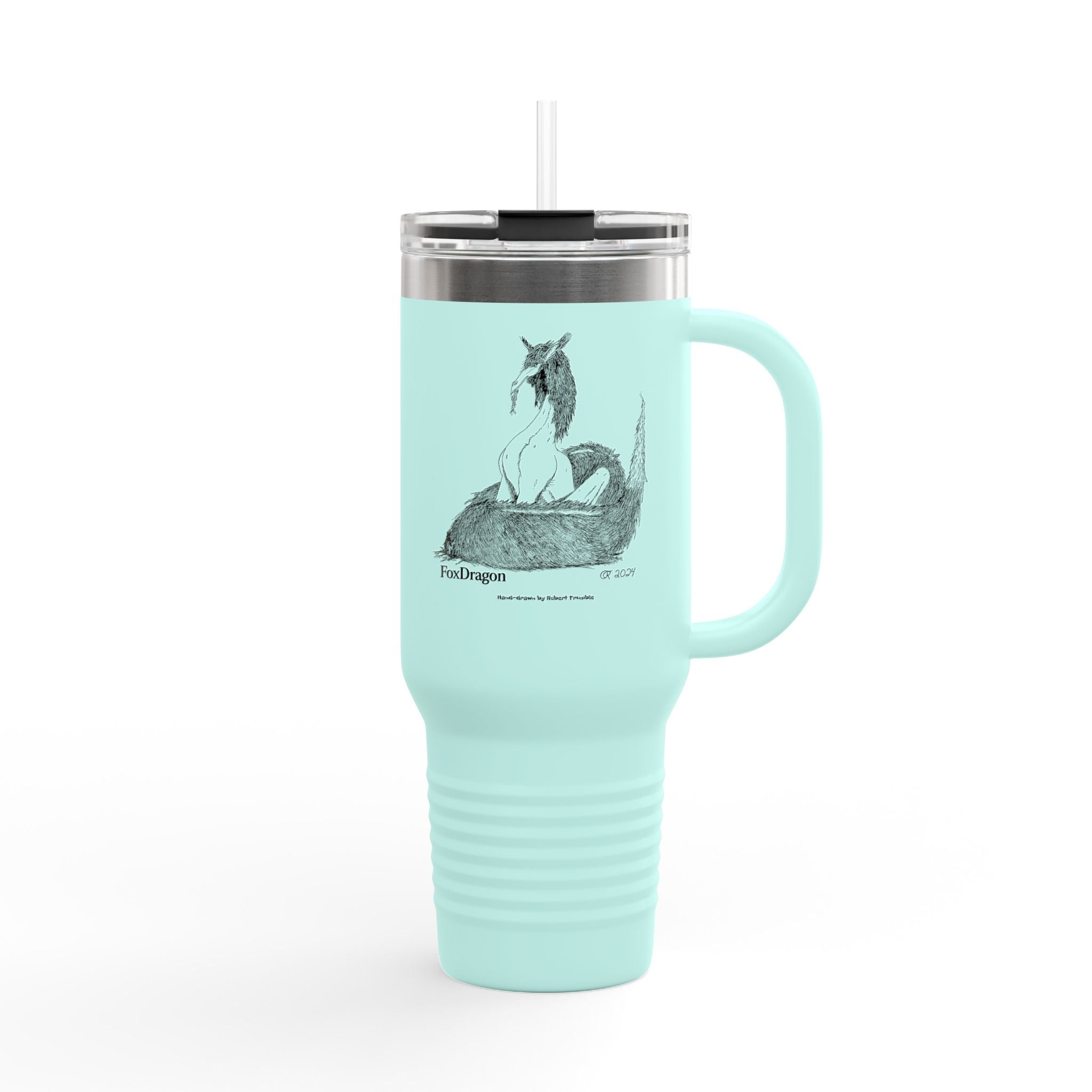 FoxDragon – Mythical Creature Travel Mug