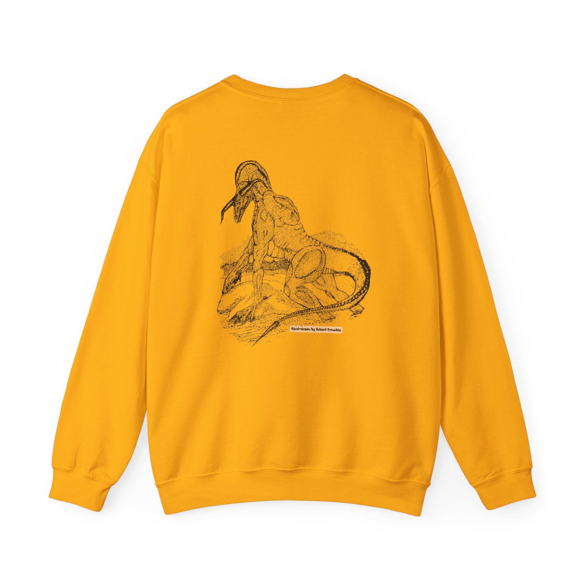 Landdrake Legends Gildan 18000 Sweatshirt | Robert Trumble's Hand-Drawn Dragon Art