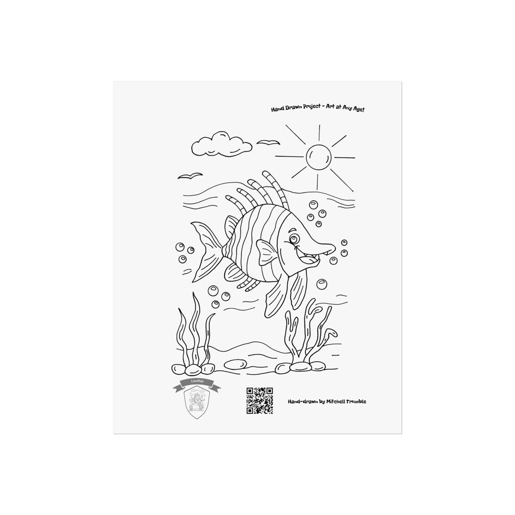 Lionfish Vibes Wall Art – Bold Ocean Energy