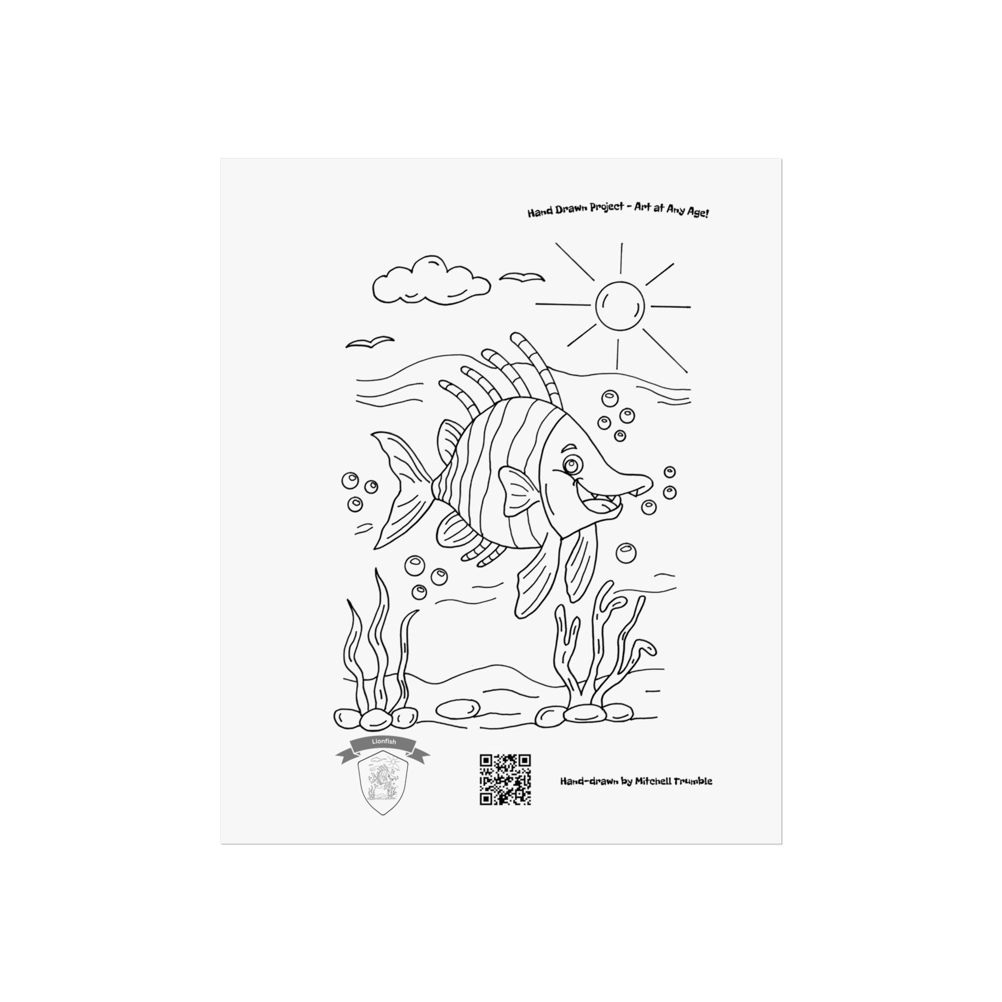 Lionfish Vibes Wall Art – Bold Ocean Energy