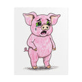 Percy was scared of his doctor's checkup | Brave Little Critters | Printable or Framed Print