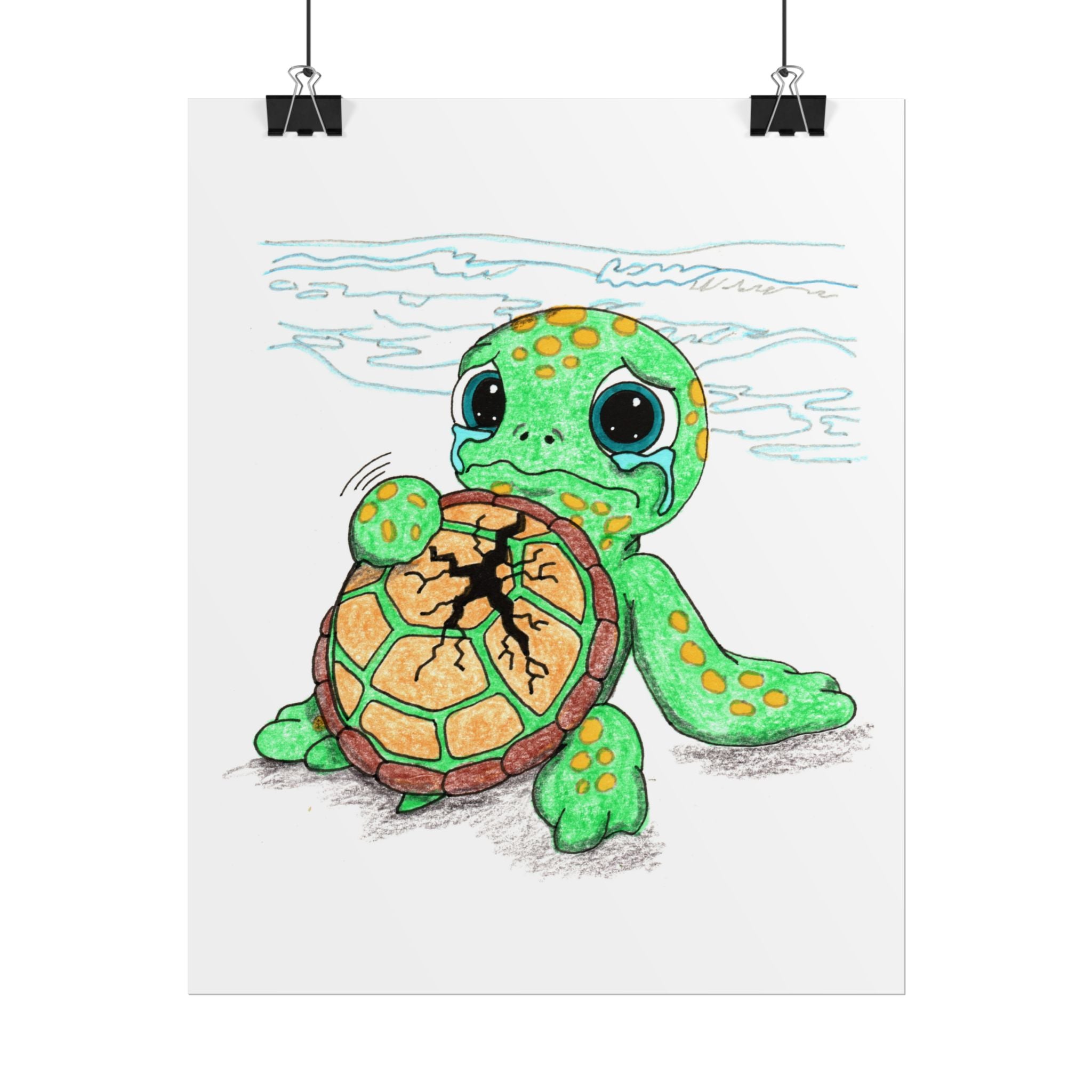 Toby Broke His Shell | Brave Little Critters Turtle Art