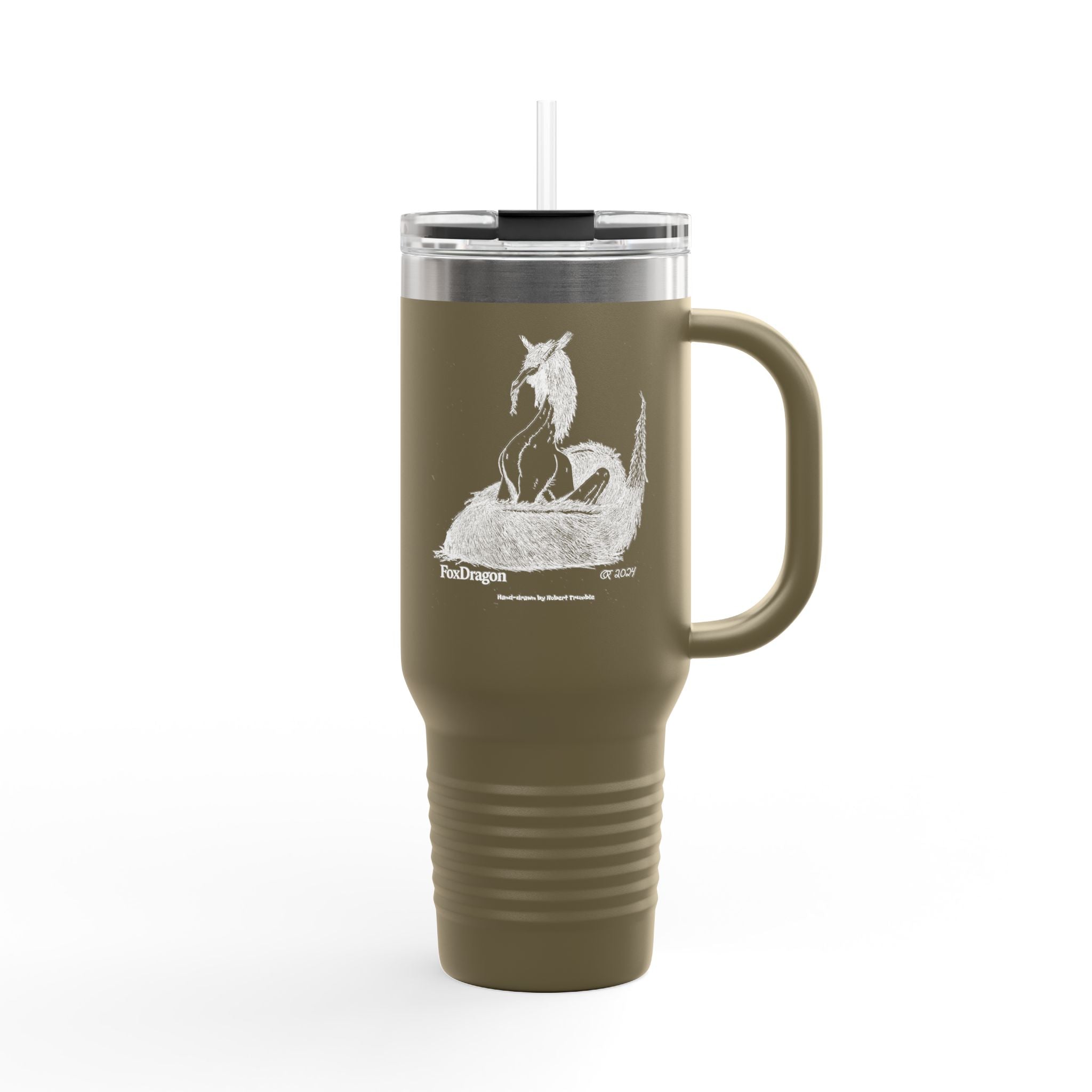 FoxDragon – Mythical Creature Travel Mug