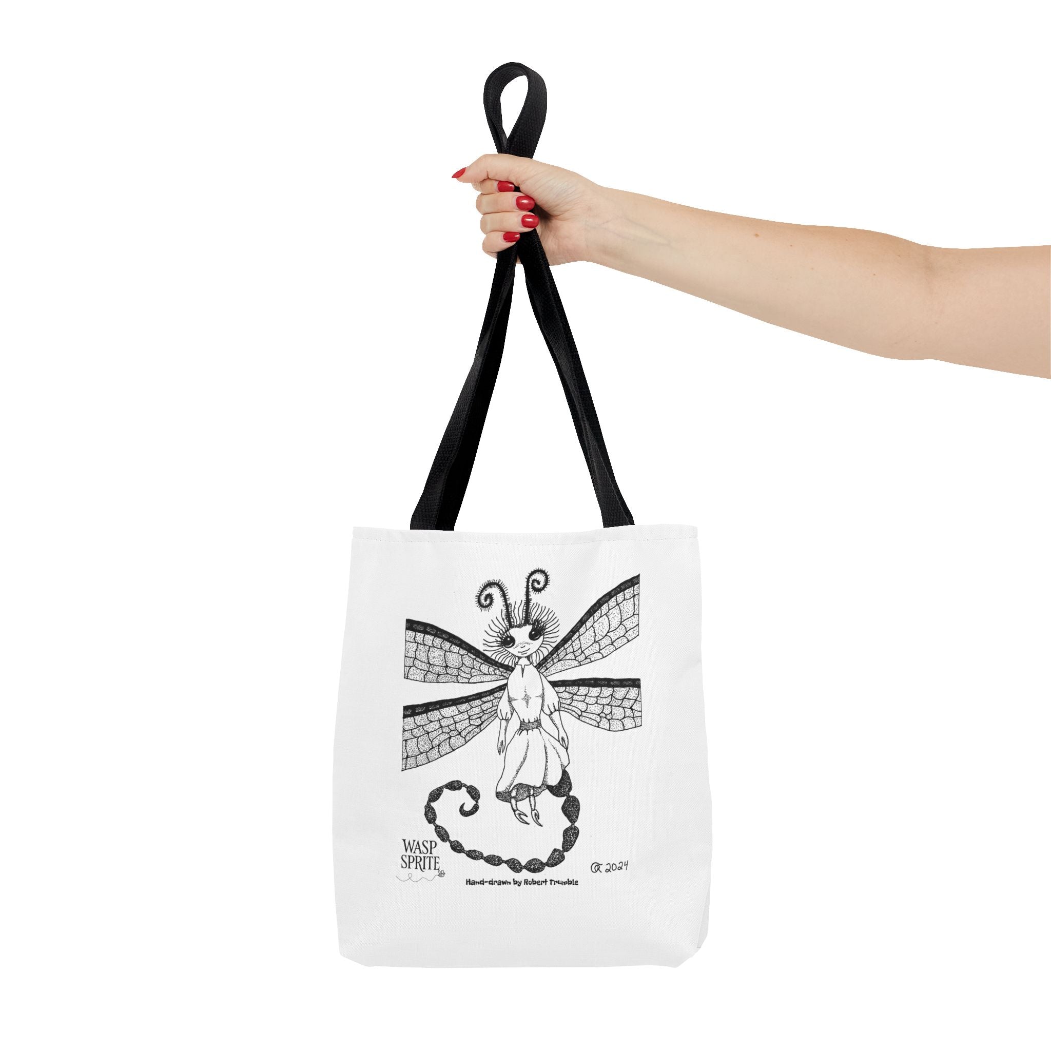 Wasp Sprite – Mystical Insect Folk Tote Bag
