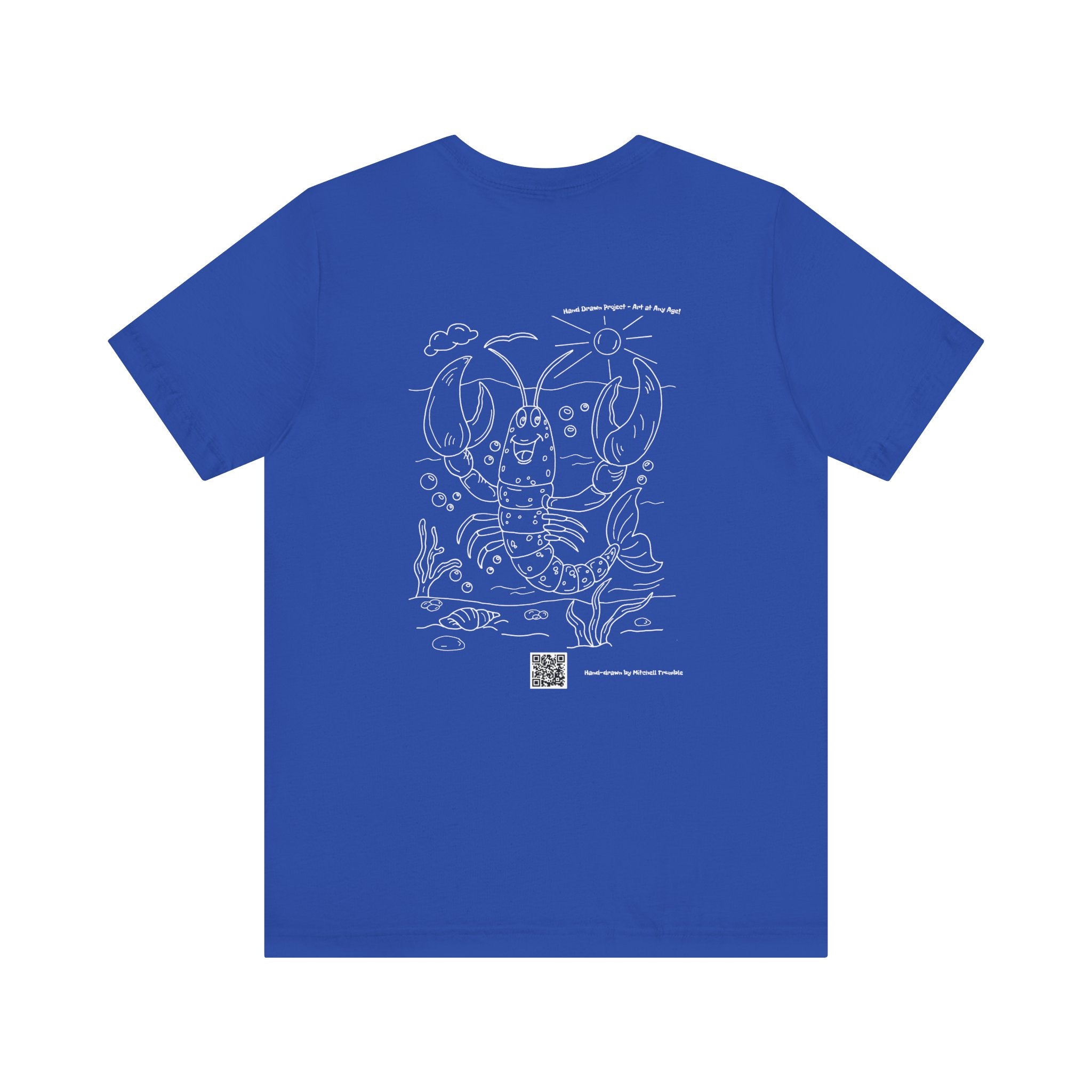 Cheerful Lobster T-Shirt – Ocean Critter T-Shirt