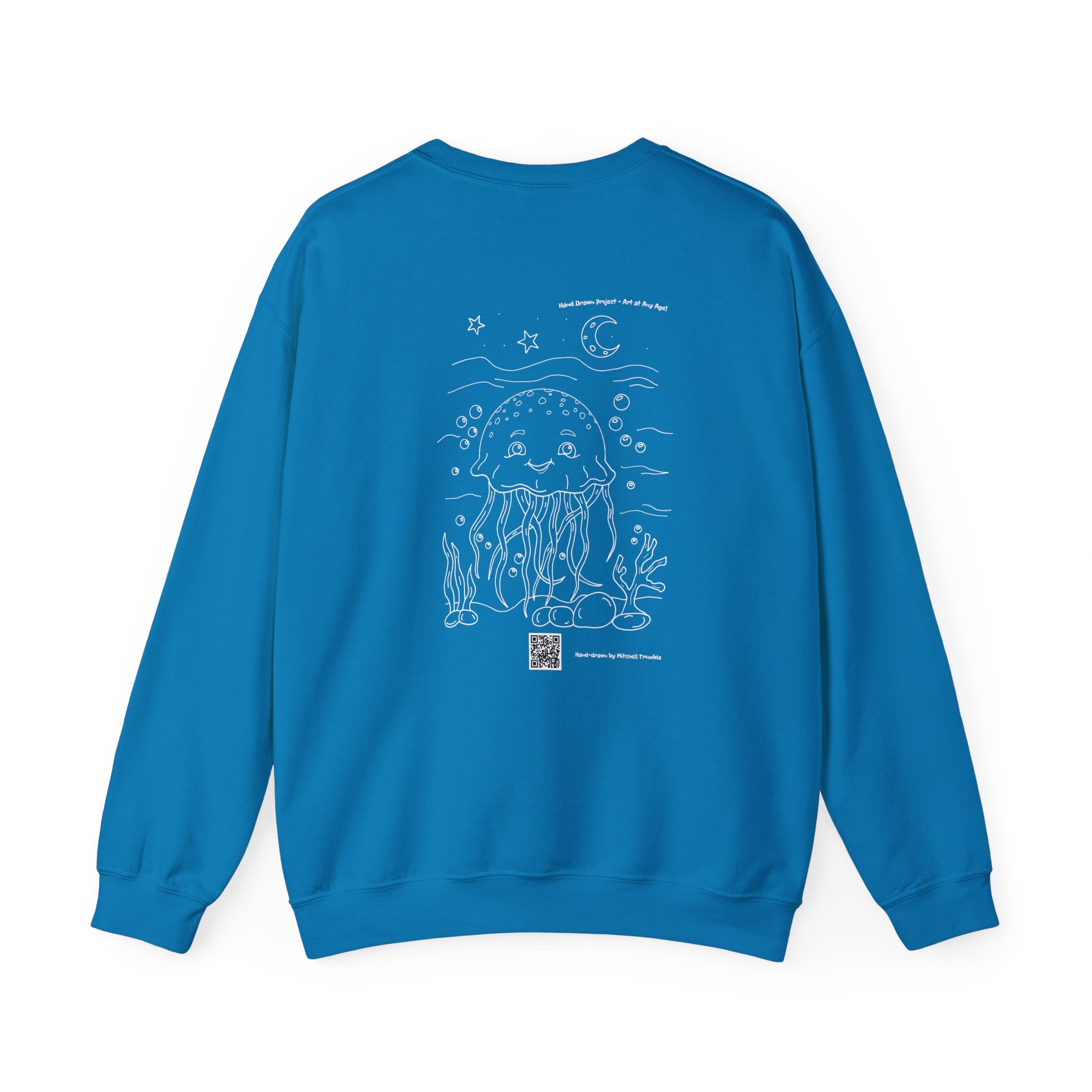 Smiling Jellyfish – Cozy Ocean Sweatshirt