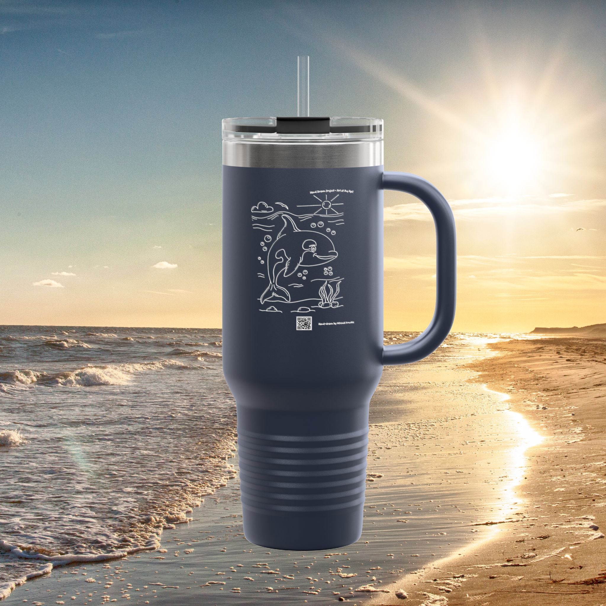 Orca Killer Whale – Ocean Majesty Travel Mug