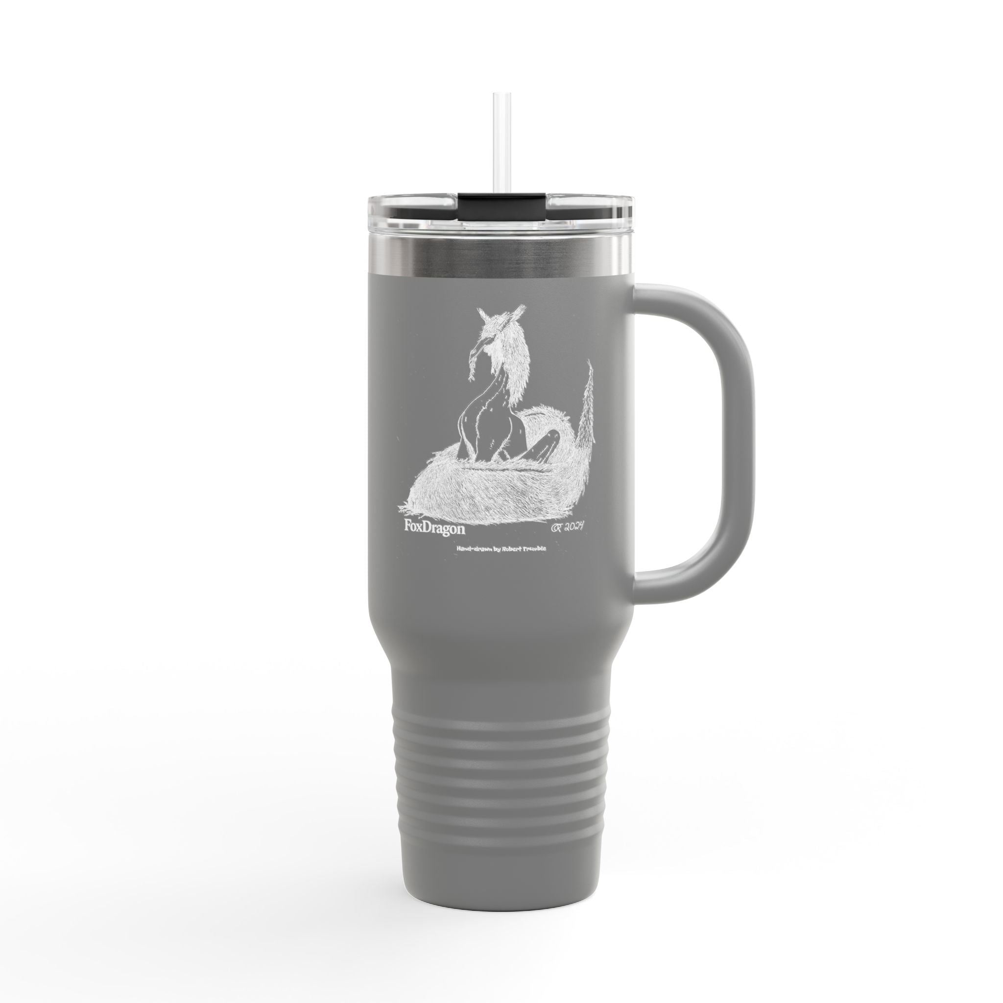 FoxDragon – Mythical Creature Travel Mug