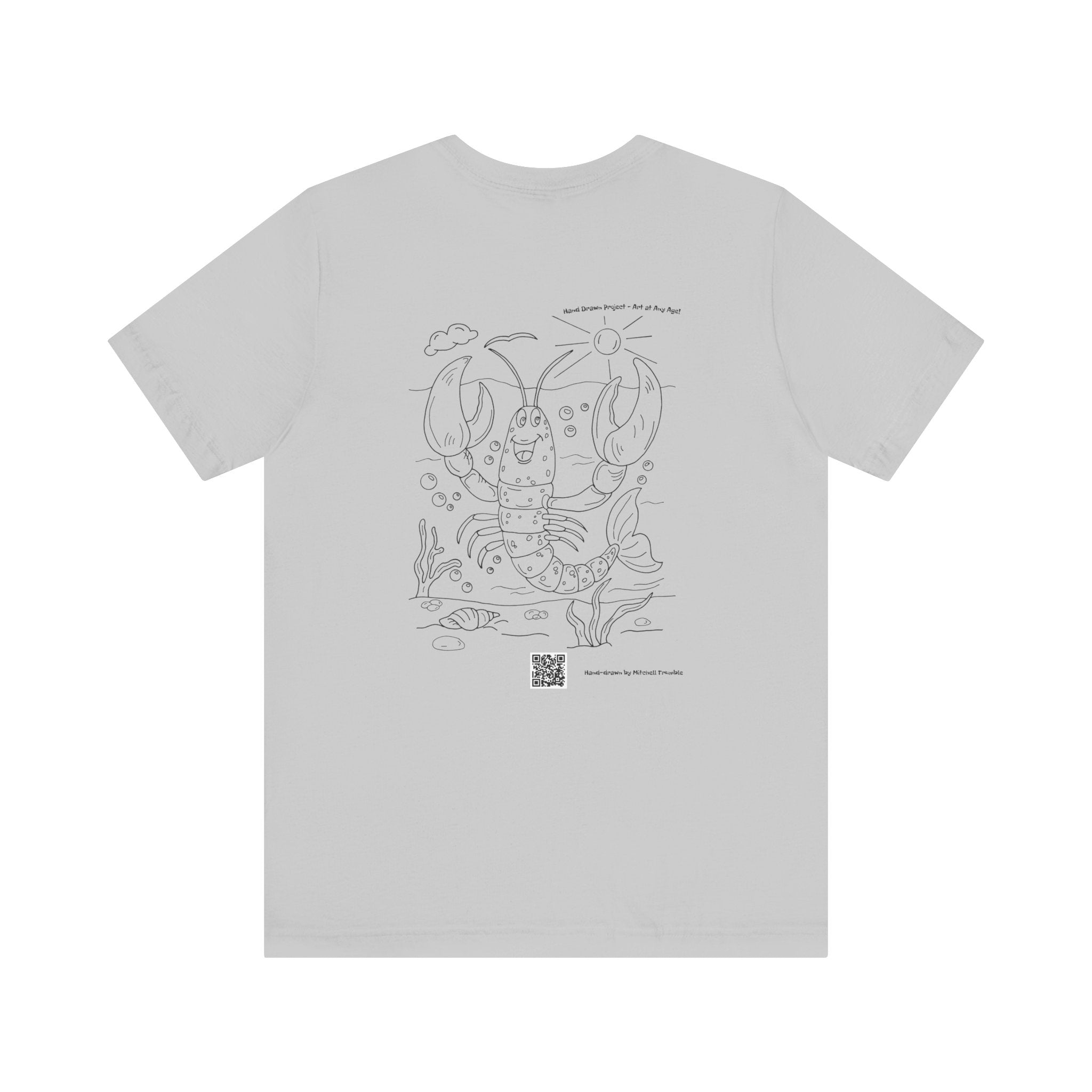 Cheerful Lobster T-Shirt – Ocean Critter T-Shirt