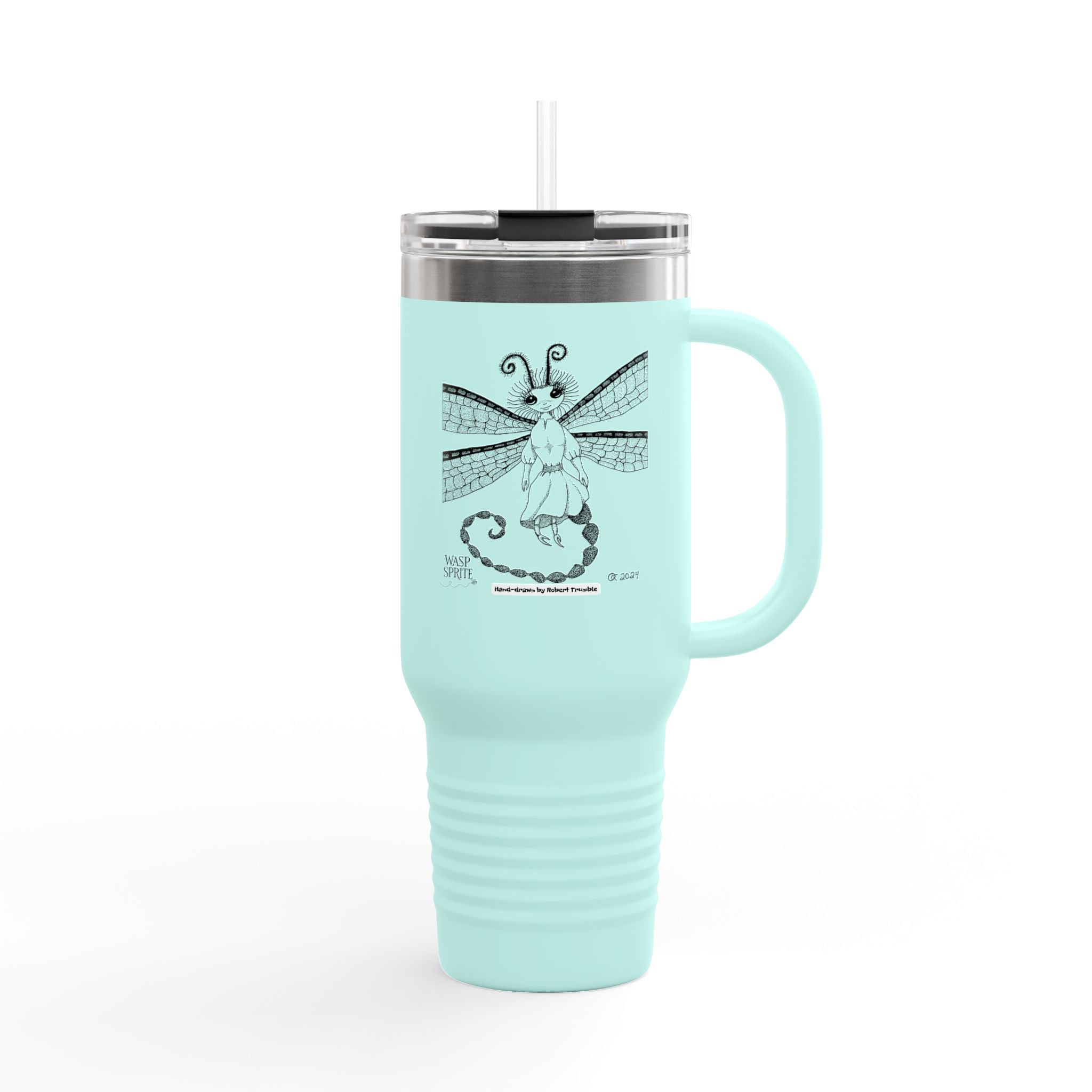 Wasp Sprite – Mystical Insect Folk Travel Mug