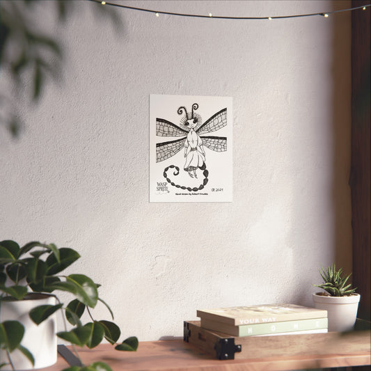 Wasp Sprite – Mystical Insect Folk Wall Art
