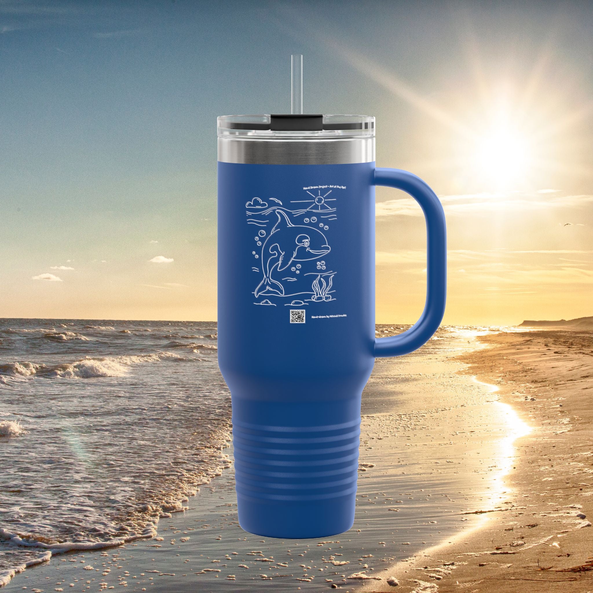 Orca Killer Whale – Ocean Majesty Travel Mug