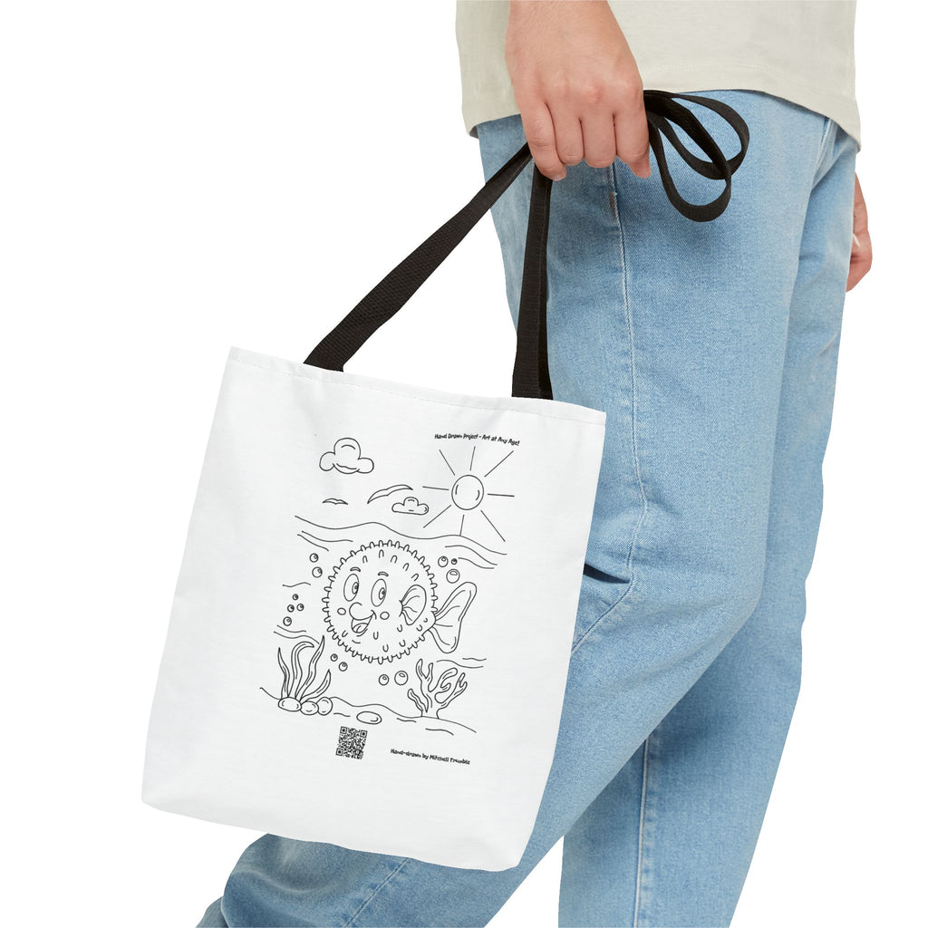 Happy Pufferfish Carry-All Tote Bag