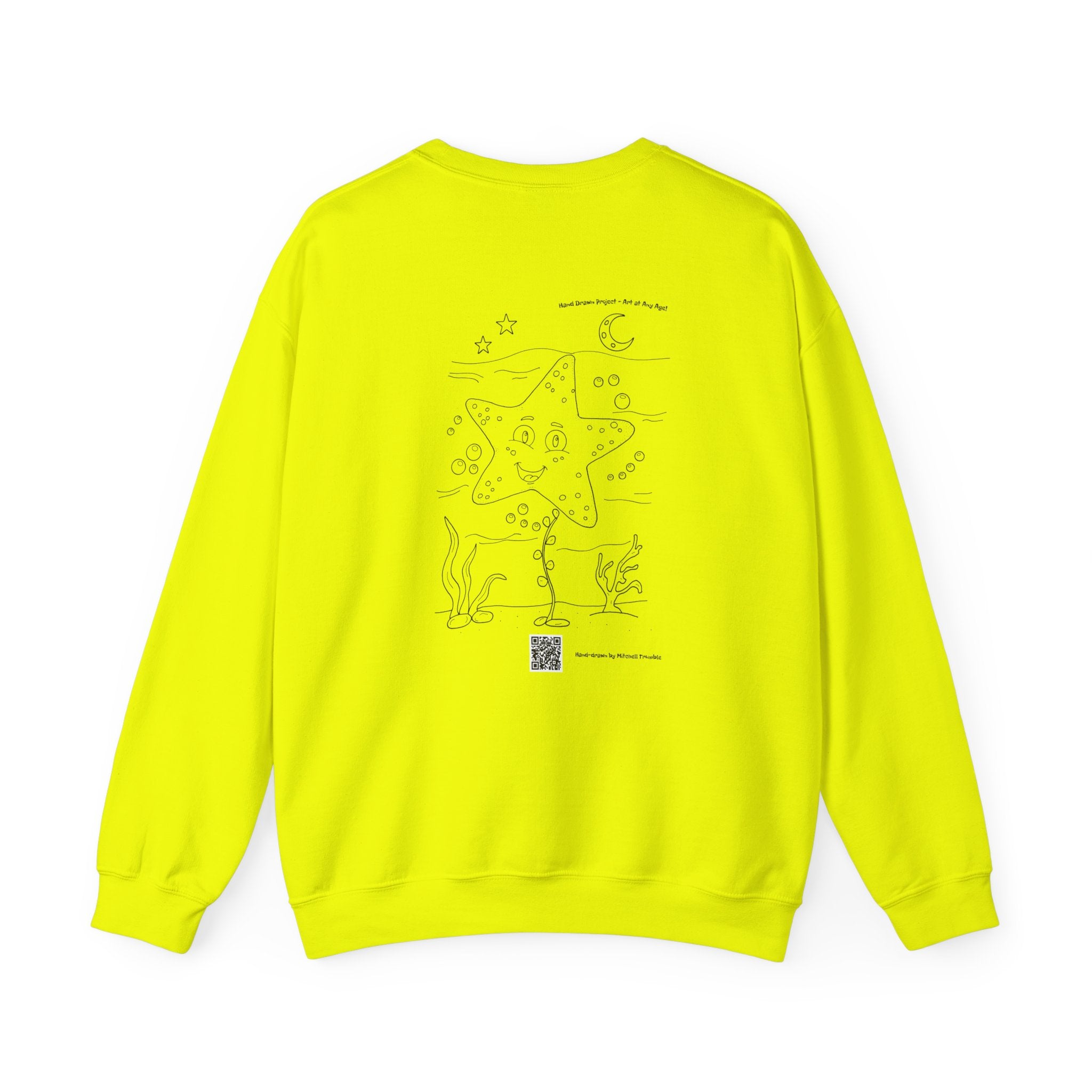 Lovable Starfish Sweatshirt ⭐🧥 – Bold Style, Ocean Cool