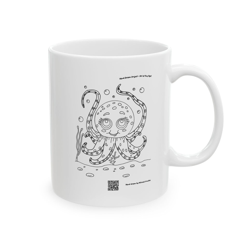 Octopus – Hand-Drawn Mug