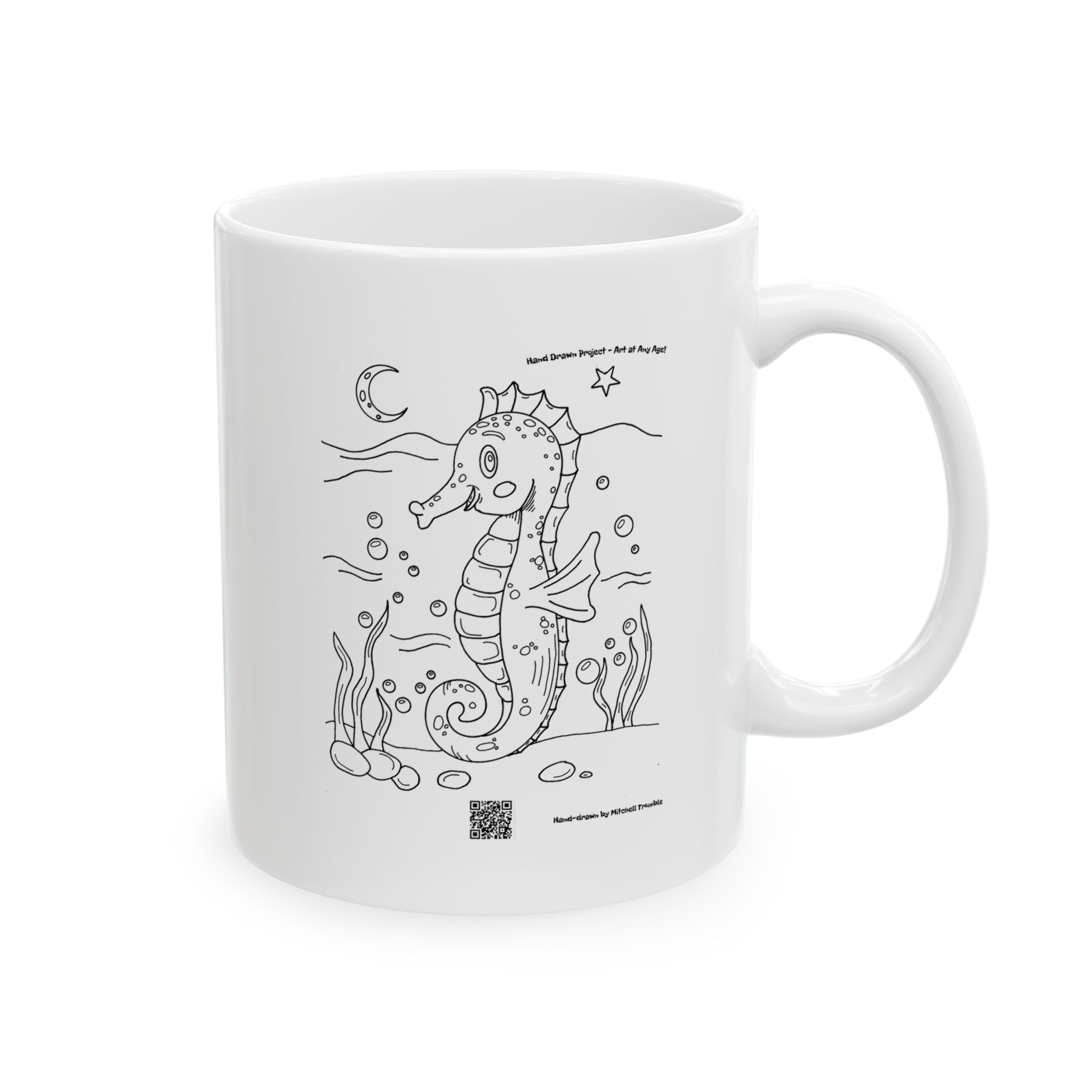 Adorable Seahorse Ocean Critter Coffee Mug