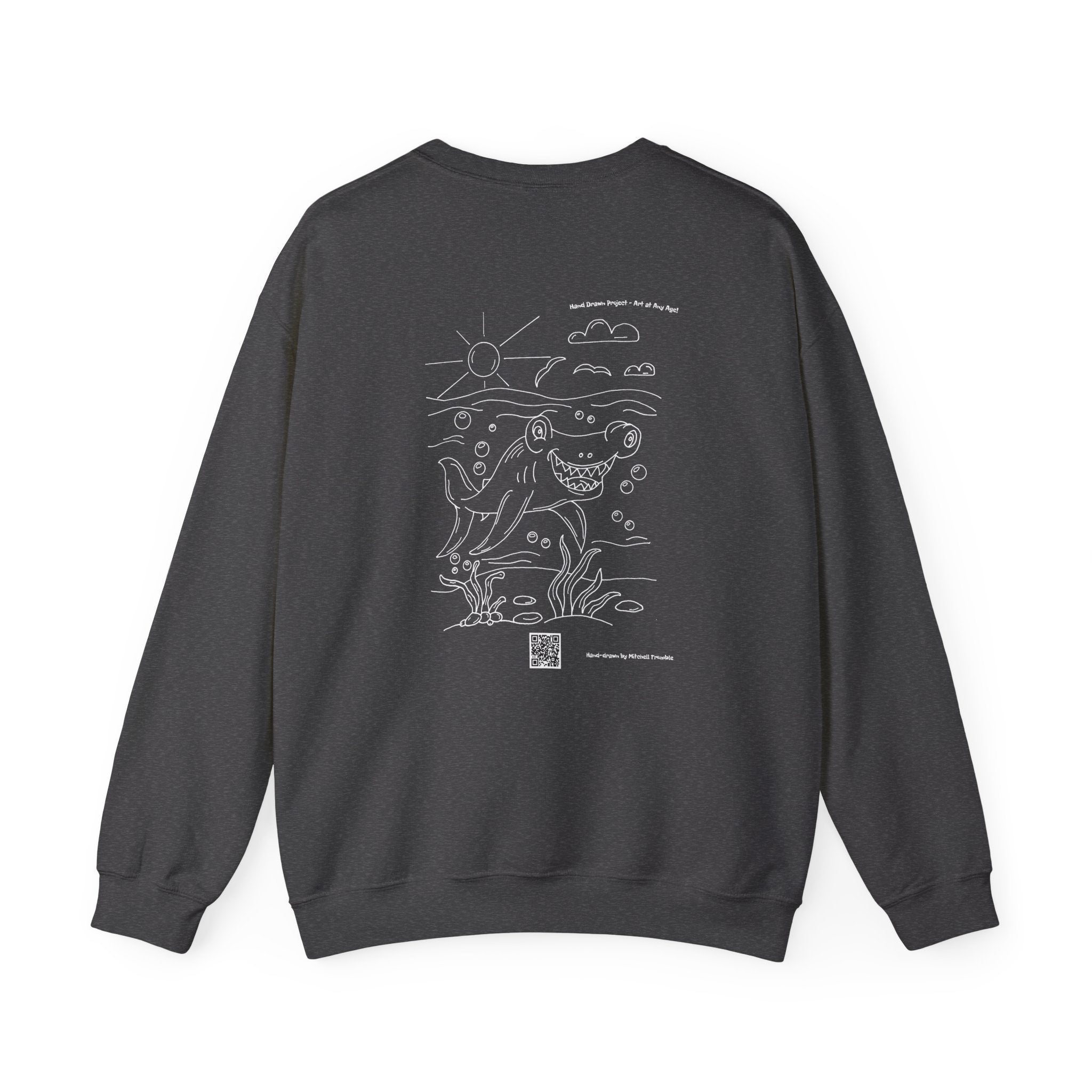 Happy Hammerhead Shark – Cozy Ocean Sweatshirt