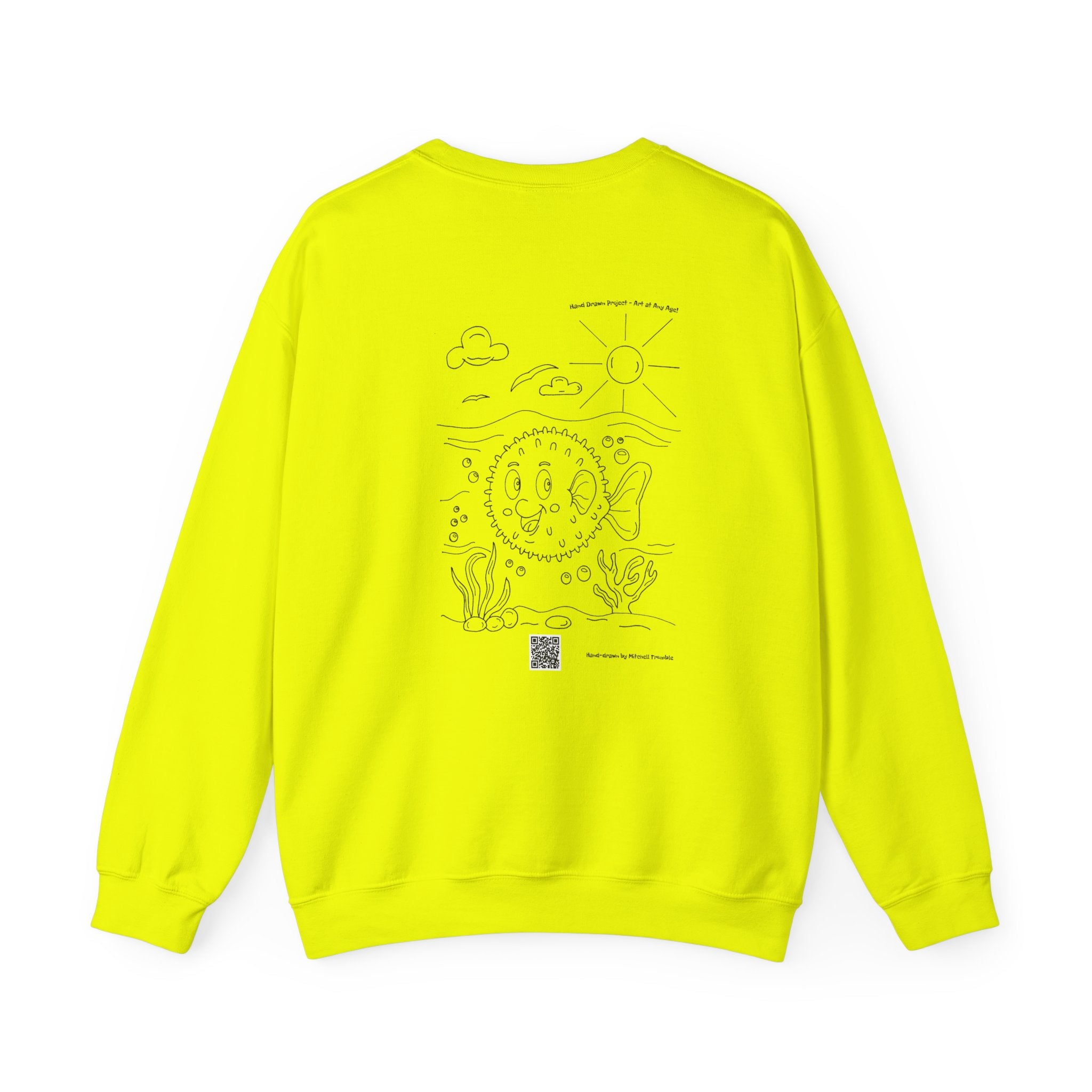 Happy Pufferfish Cozy Sweatshirt
