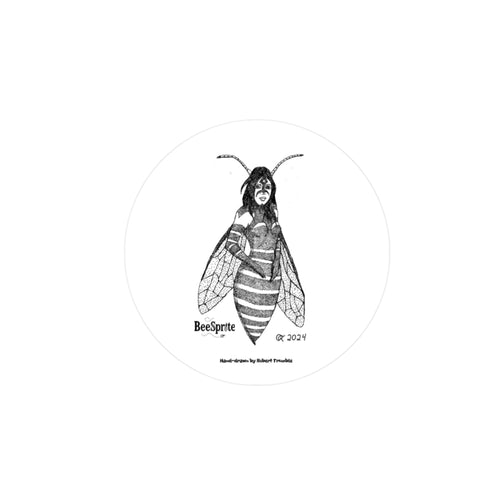 Bee Sprite Kiss-Cut Vinyl Decal | Great for Laptops, Notebooks, and Gifts |