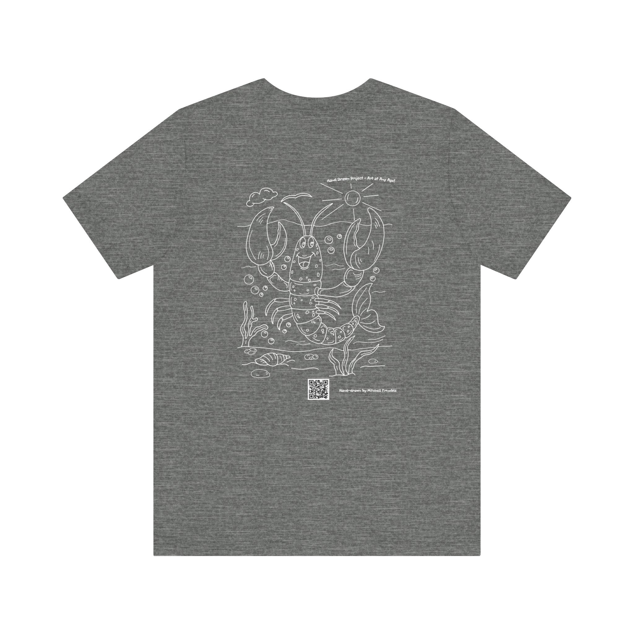 Cheerful Lobster T-Shirt – Ocean Critter T-Shirt