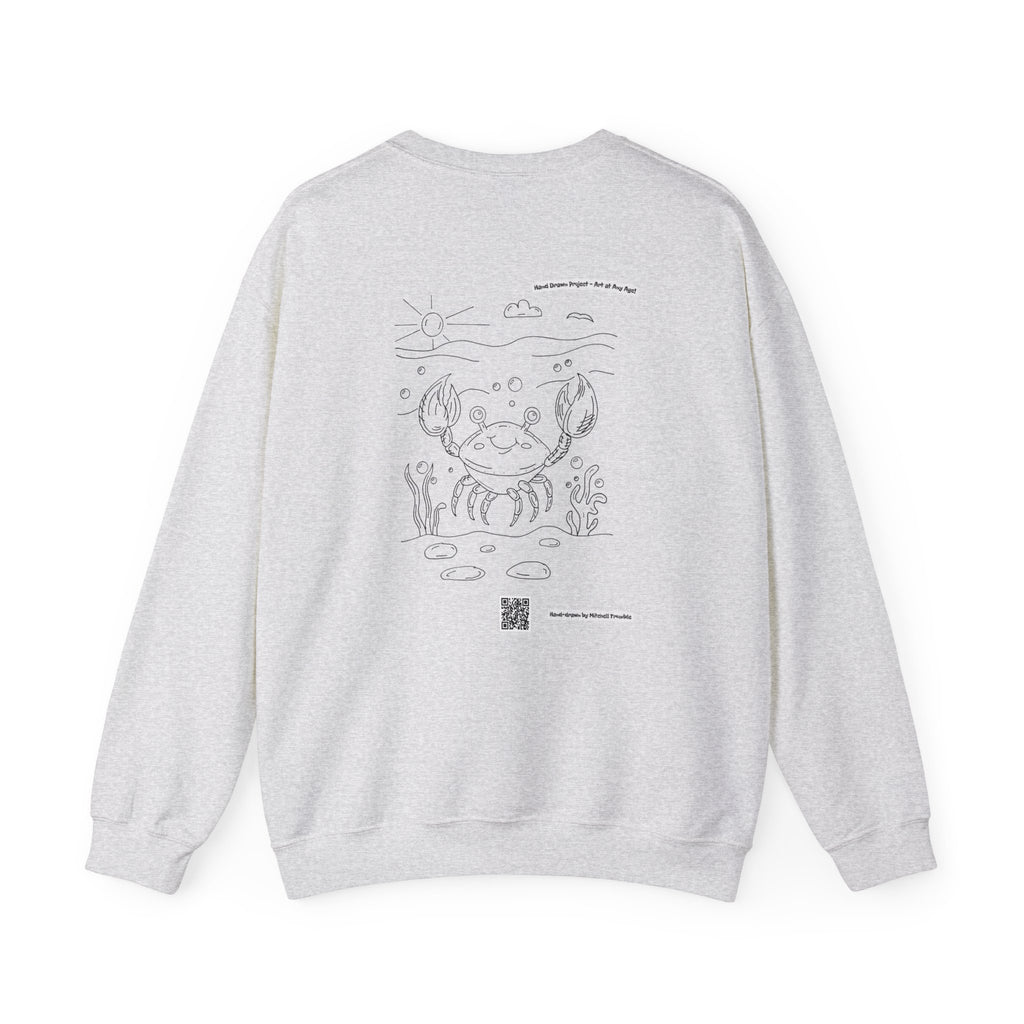 Cute Crab Crewneck Sweatshirt