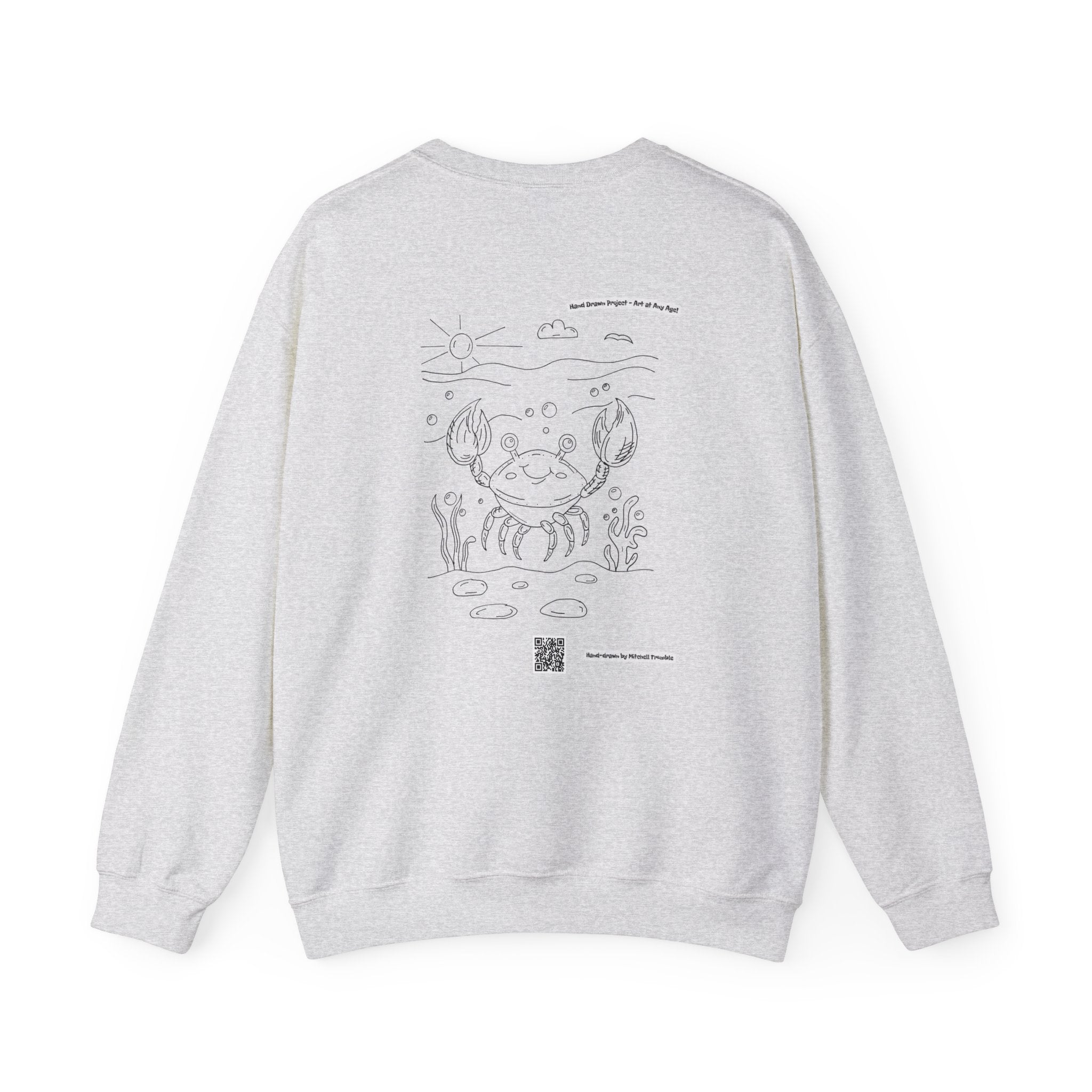 Cute Crab Crewneck Sweatshirt