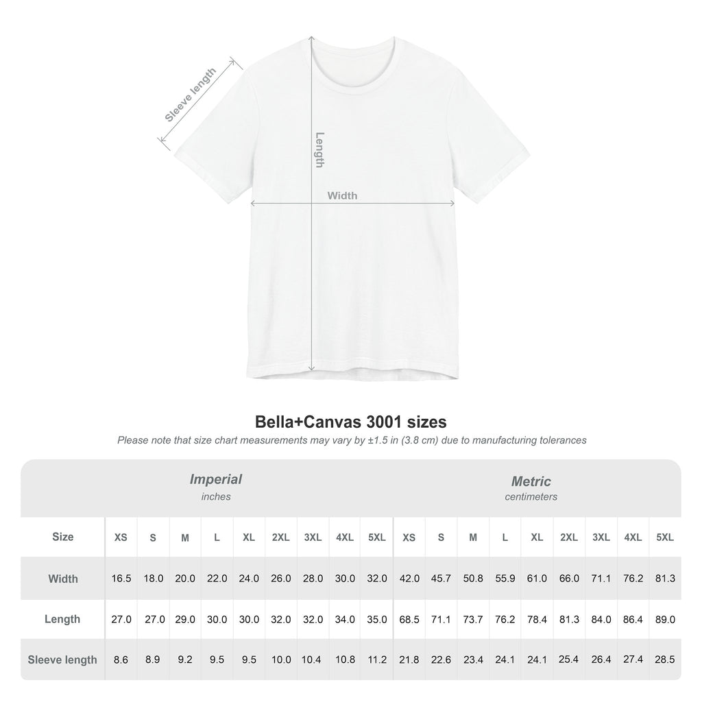 T-Rex T-Shirt – Hand-Drawn Dinosaur Design by Mitchell Trumble | Unisex Bella+Canvas 3001