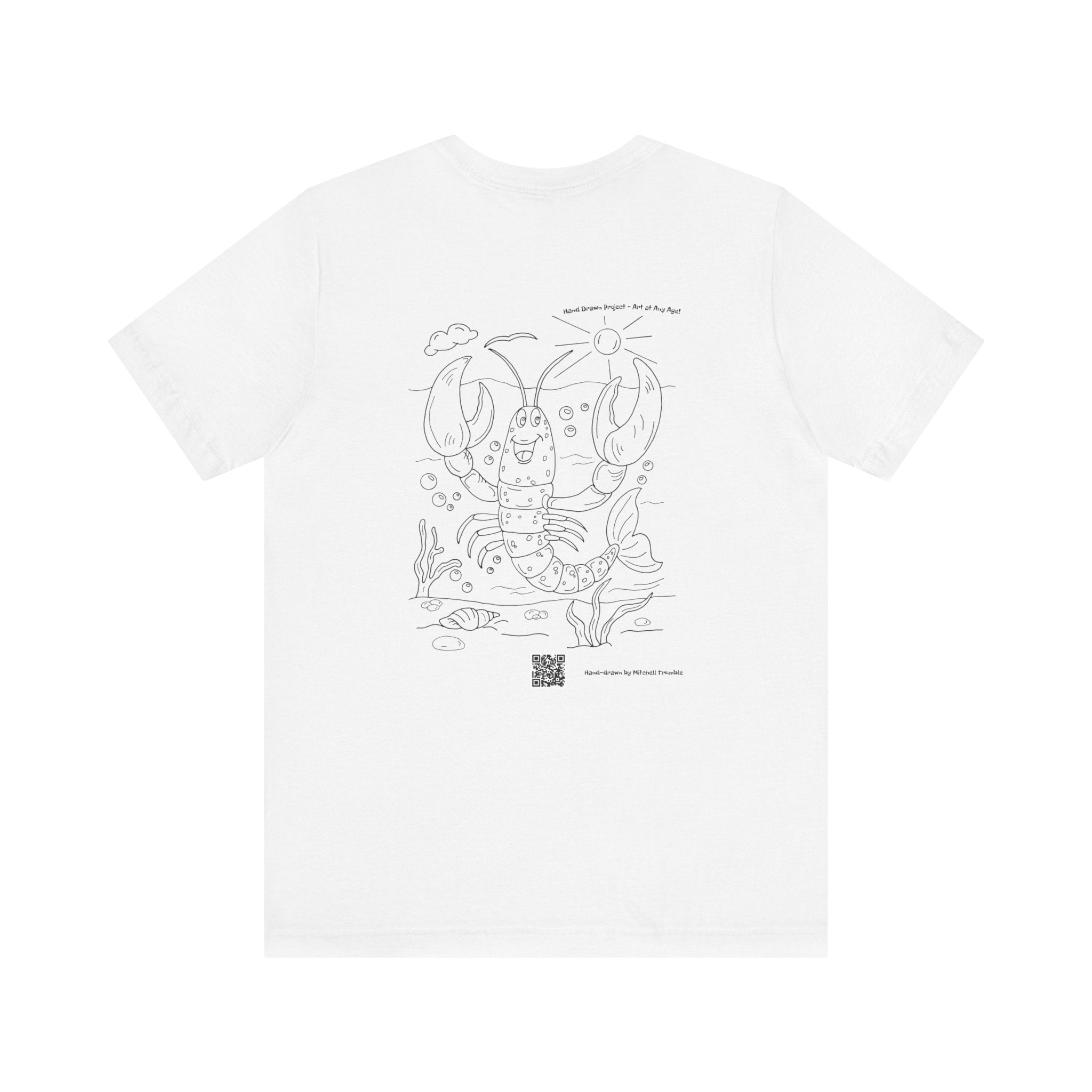 Cheerful Lobster T-Shirt – Ocean Critter T-Shirt