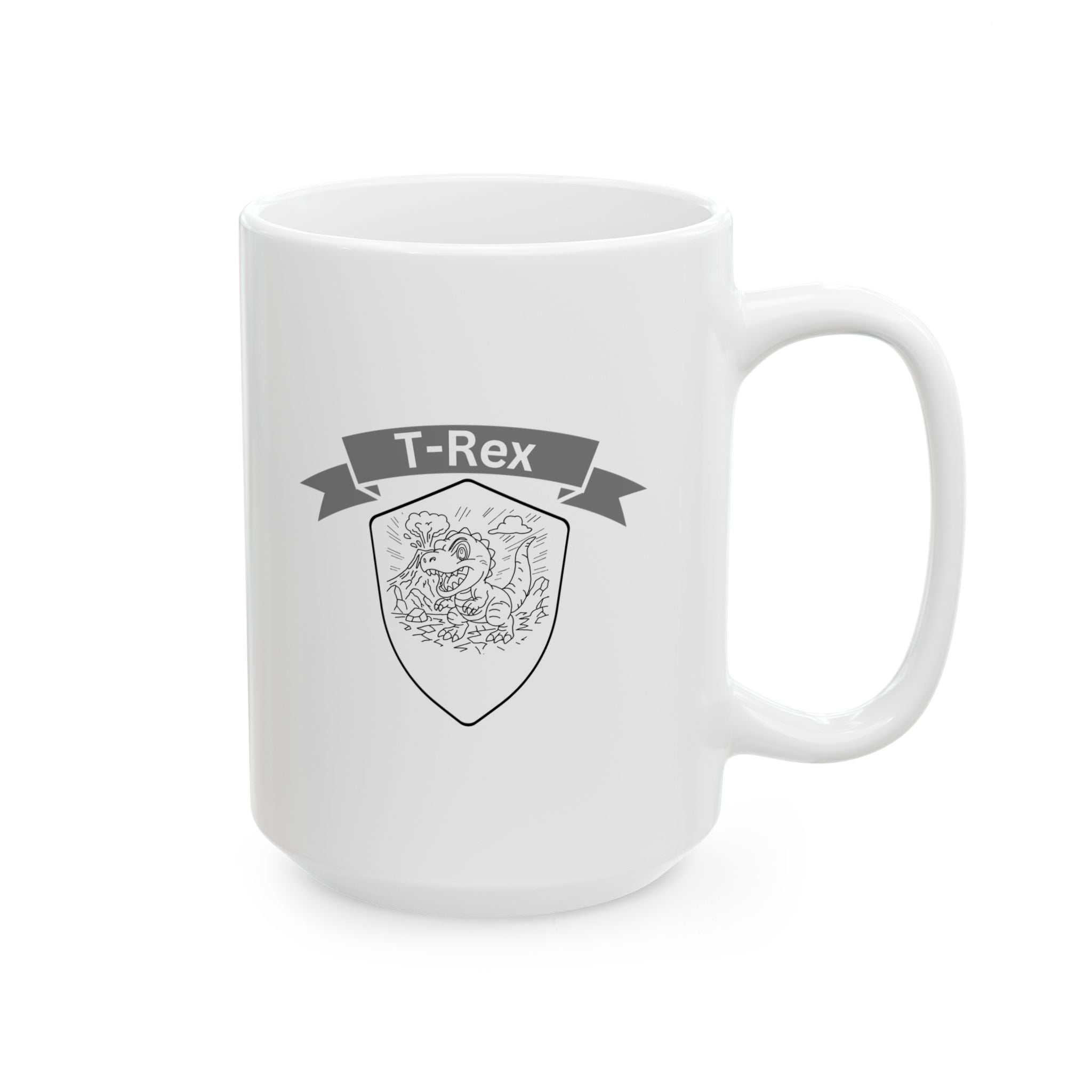 T-Rex Mug – Dino Art Coffee Cup | Fun Gift for Kids, Artists & Dino Fans