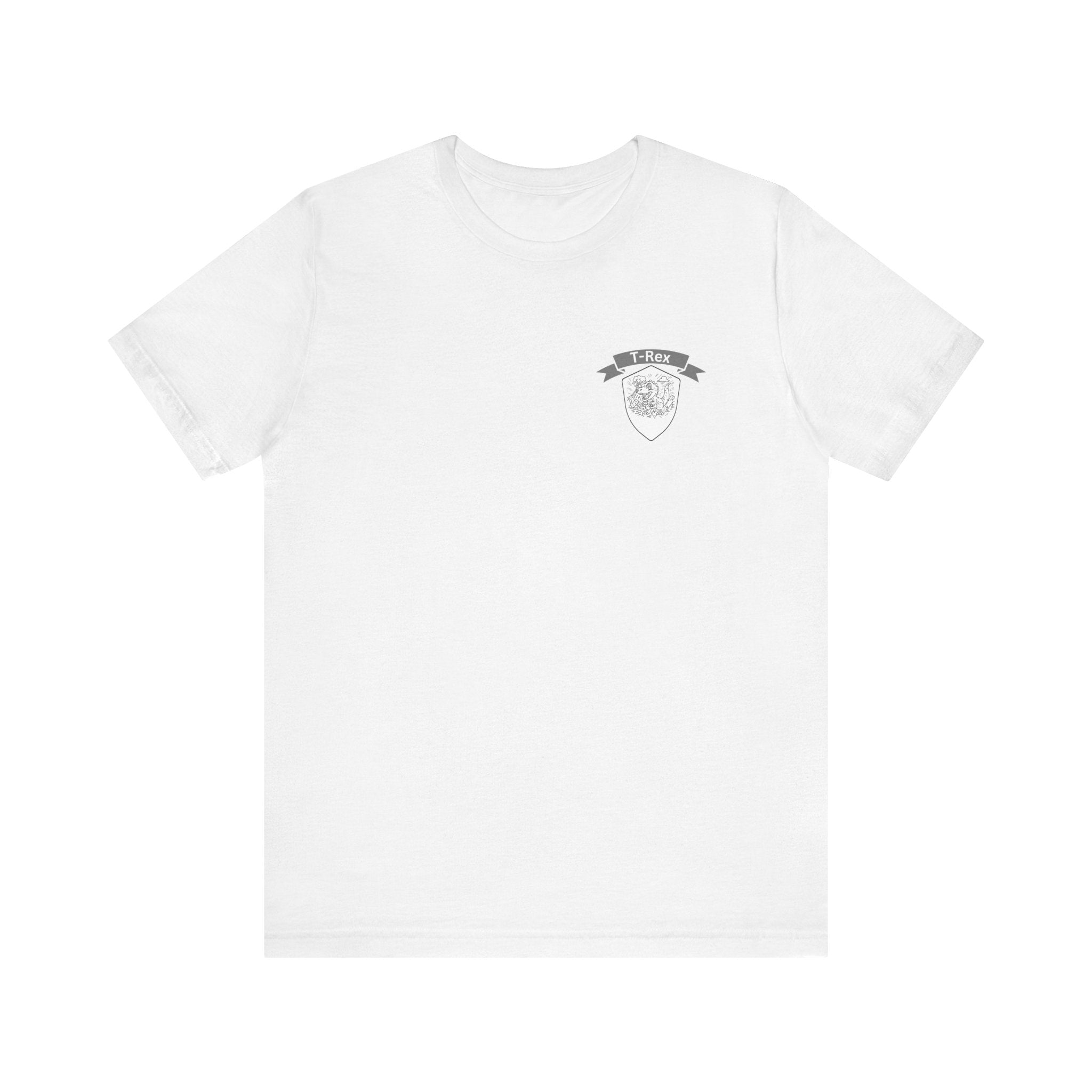 T-Rex T-Shirt – Hand-Drawn Dinosaur Design by Mitchell Trumble | Unisex Bella+Canvas 3001