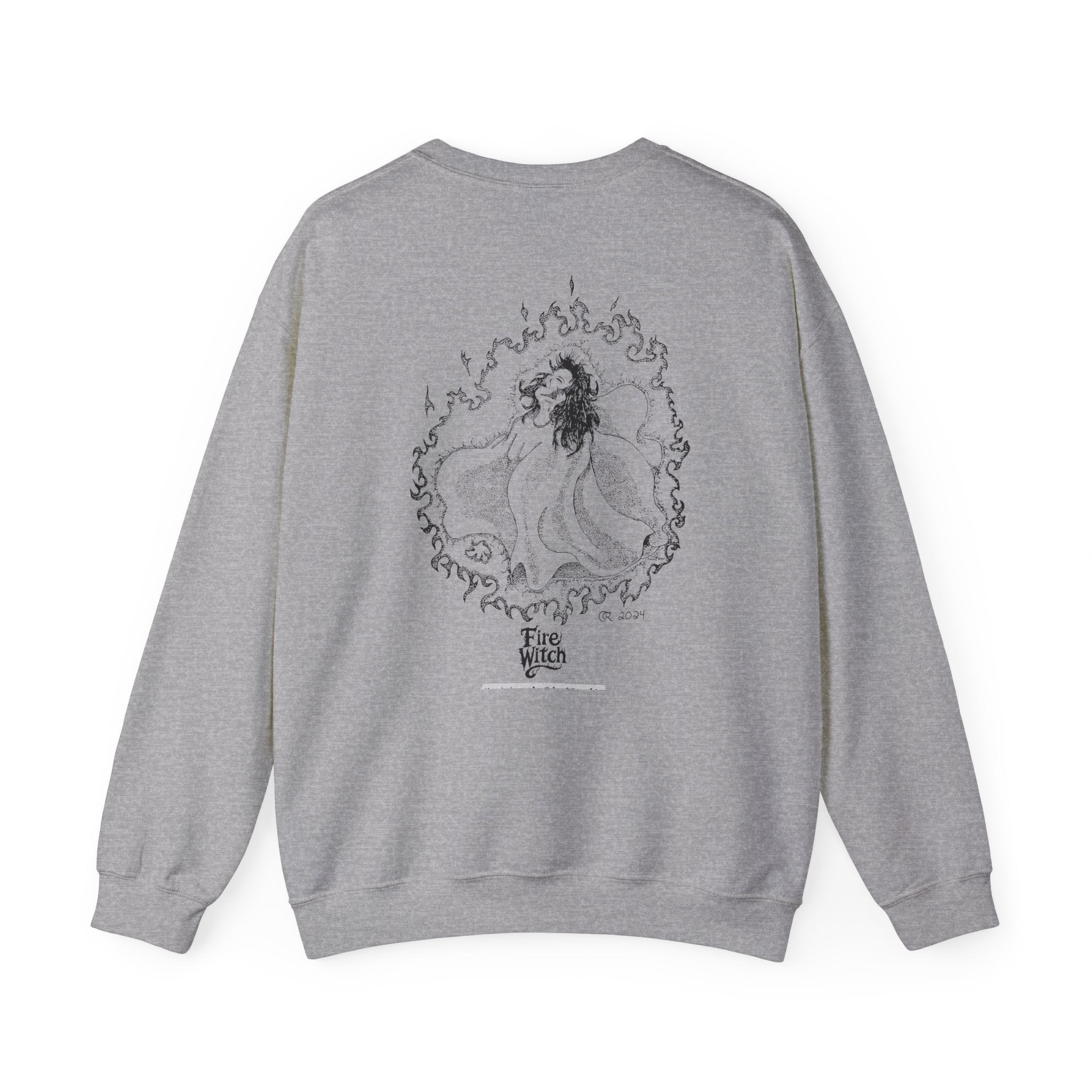 Fire Witch Crewneck Sweatshirt