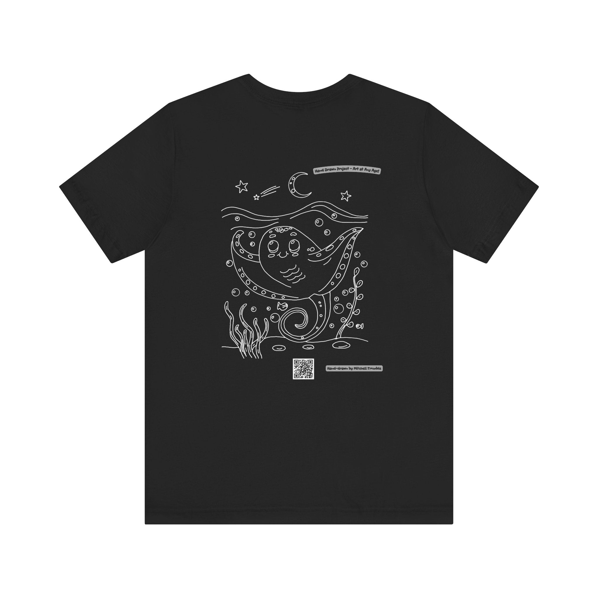 Manta Ray T-Shirt | Hand-Drawn Ocean Critter