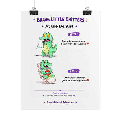 Alligator Encouragement Poster | Brave Little Critters