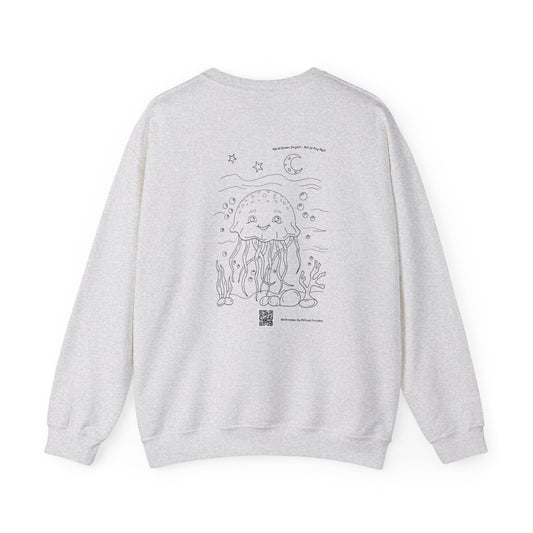 Smiling Jellyfish – Cozy Ocean Sweatshirt