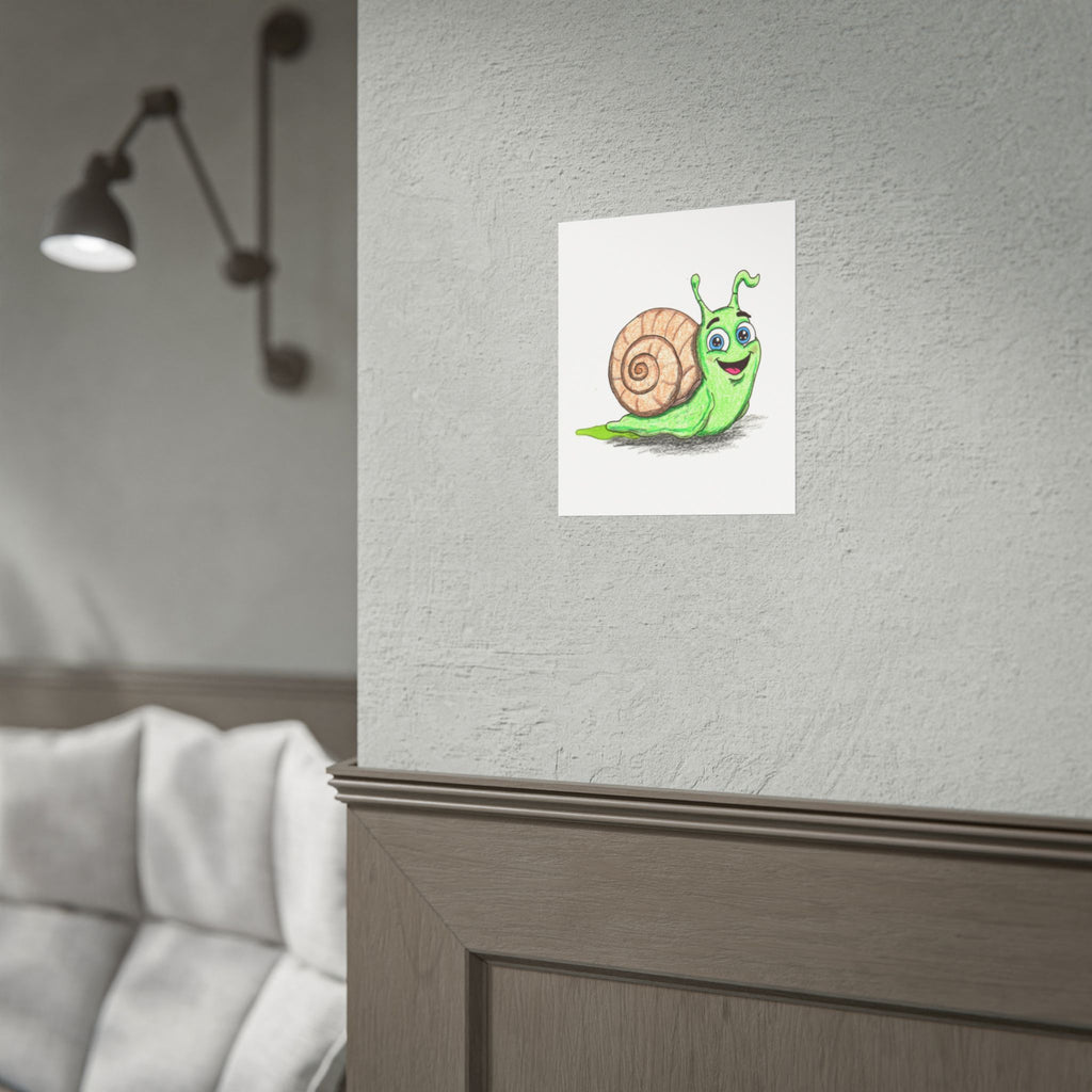Sammy Found His Shell | Snail Wall Art | Lost and Found Critters