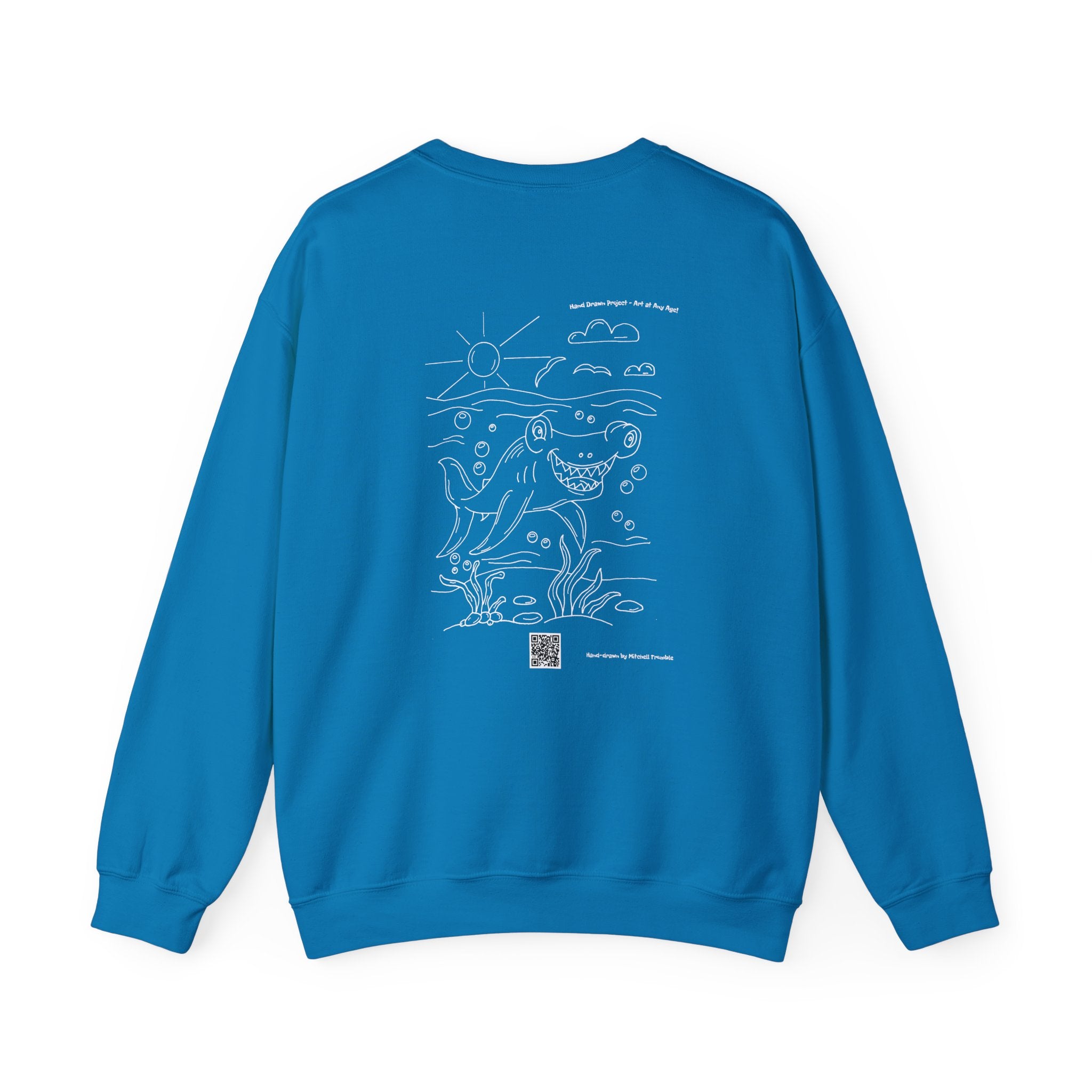 Happy Hammerhead Shark – Cozy Ocean Sweatshirt
