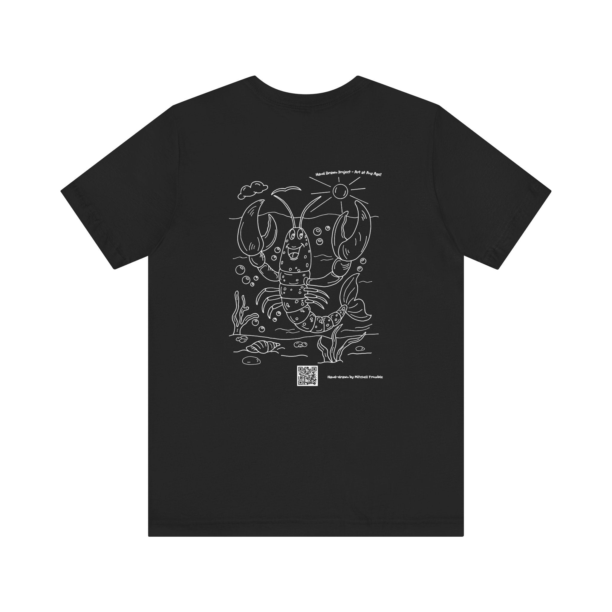 Cheerful Lobster T-Shirt – Ocean Critter T-Shirt
