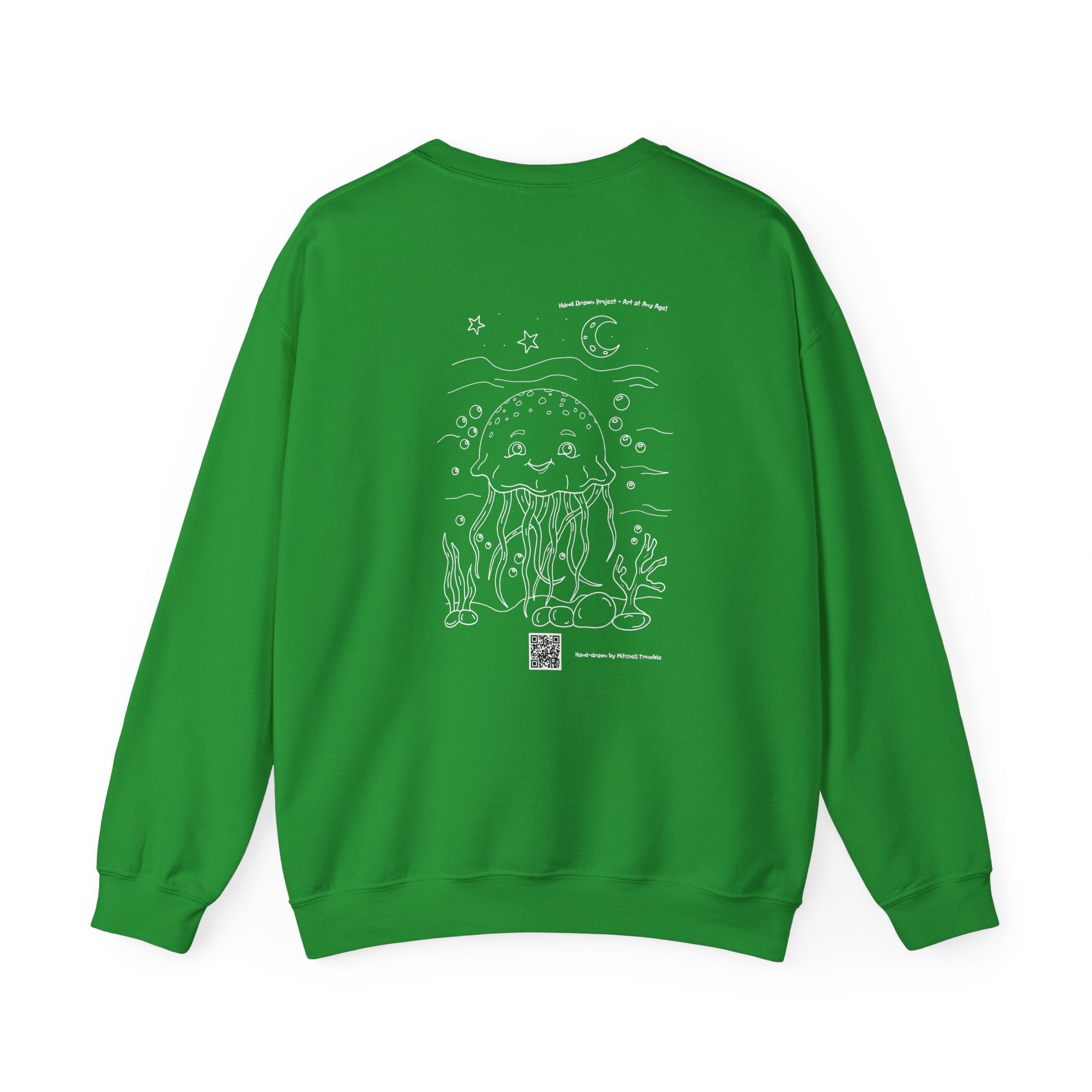 Smiling Jellyfish – Cozy Ocean Sweatshirt
