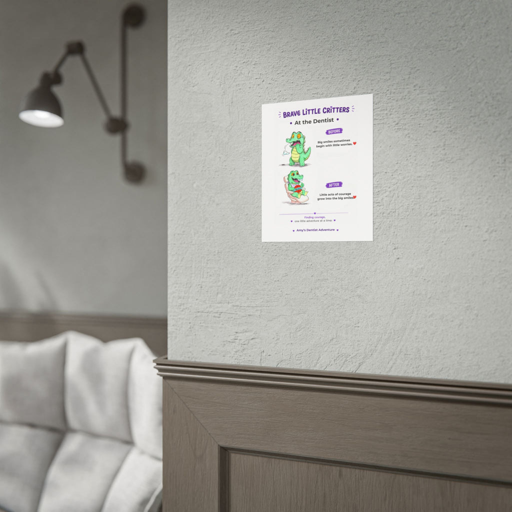 Alligator Encouragement Poster | Brave Little Critters