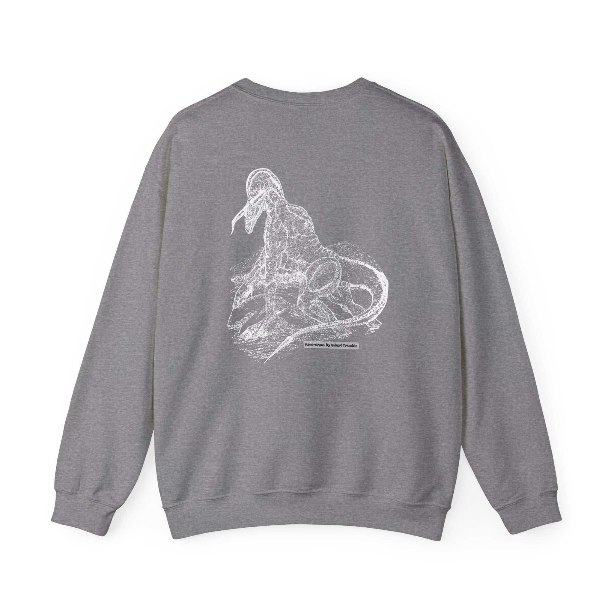 Landdrake Legends Gildan 18000 Sweatshirt | Robert Trumble's Hand-Drawn Dragon Art