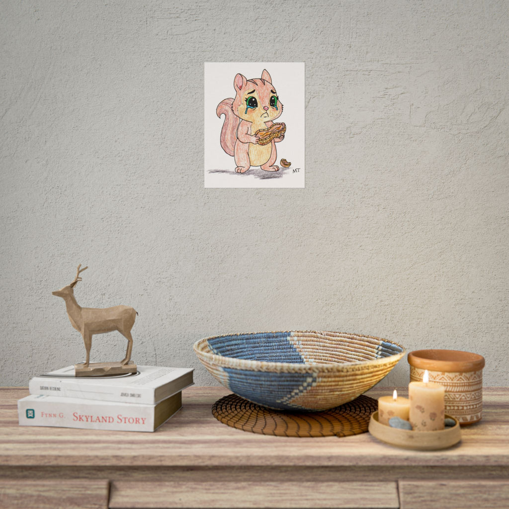 Chipmunk Lost His Nuts Wall Art