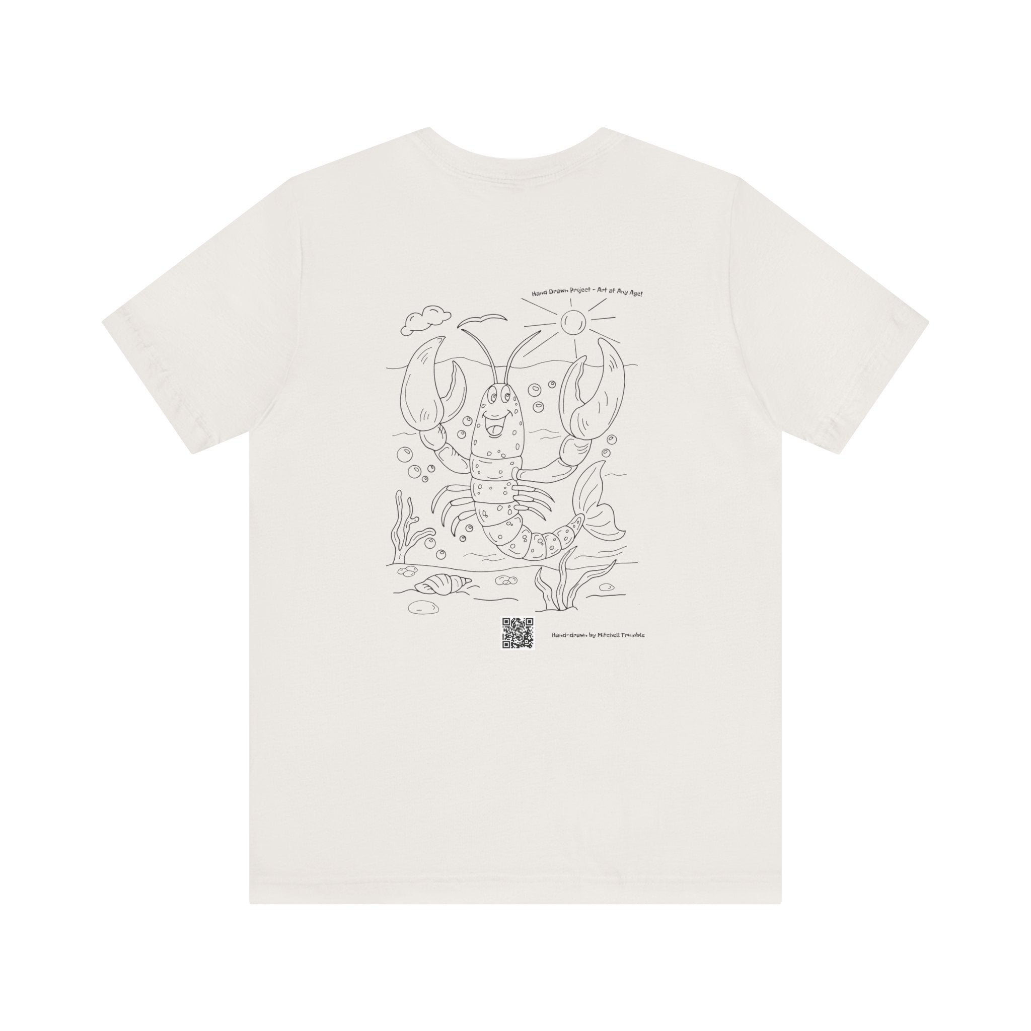 Cheerful Lobster T-Shirt – Ocean Critter T-Shirt