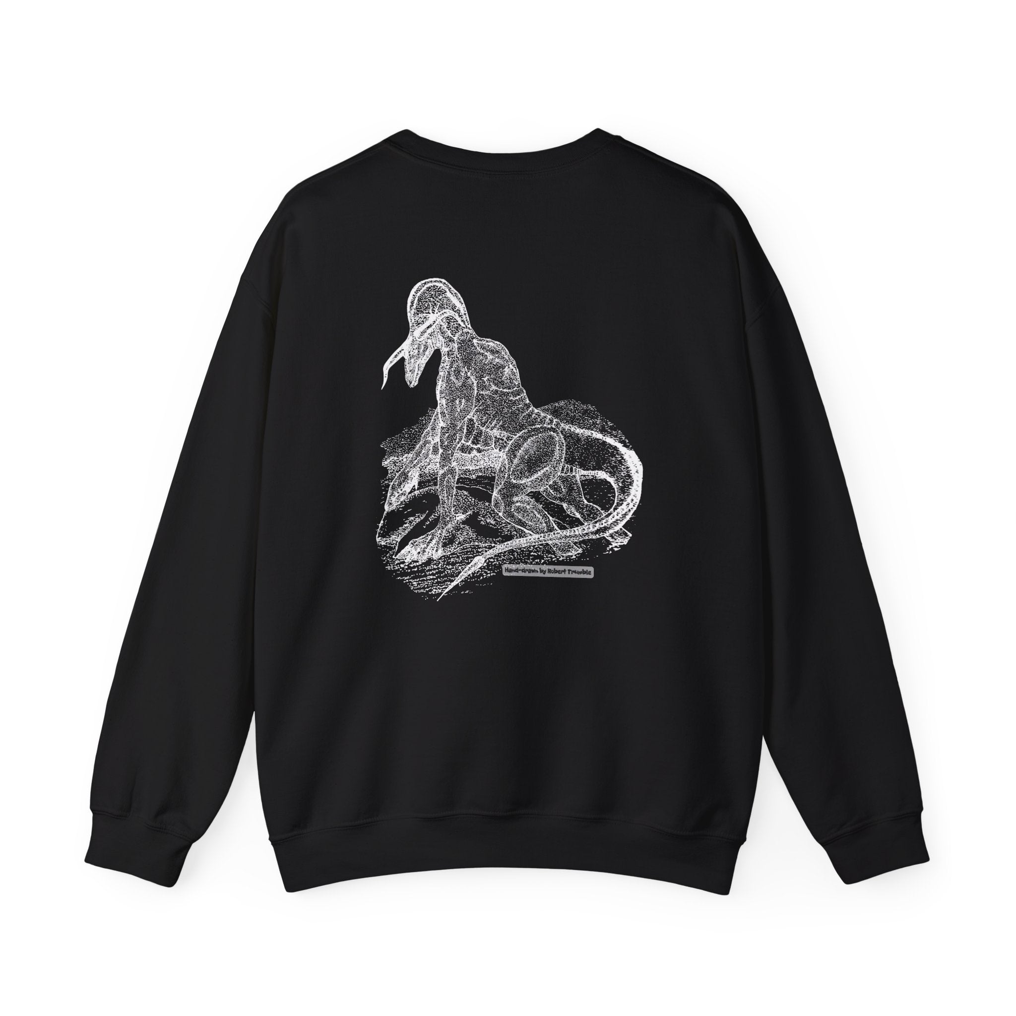 Landdrake Legends Gildan 18000 Sweatshirt | Robert Trumble's Hand-Drawn Dragon Art