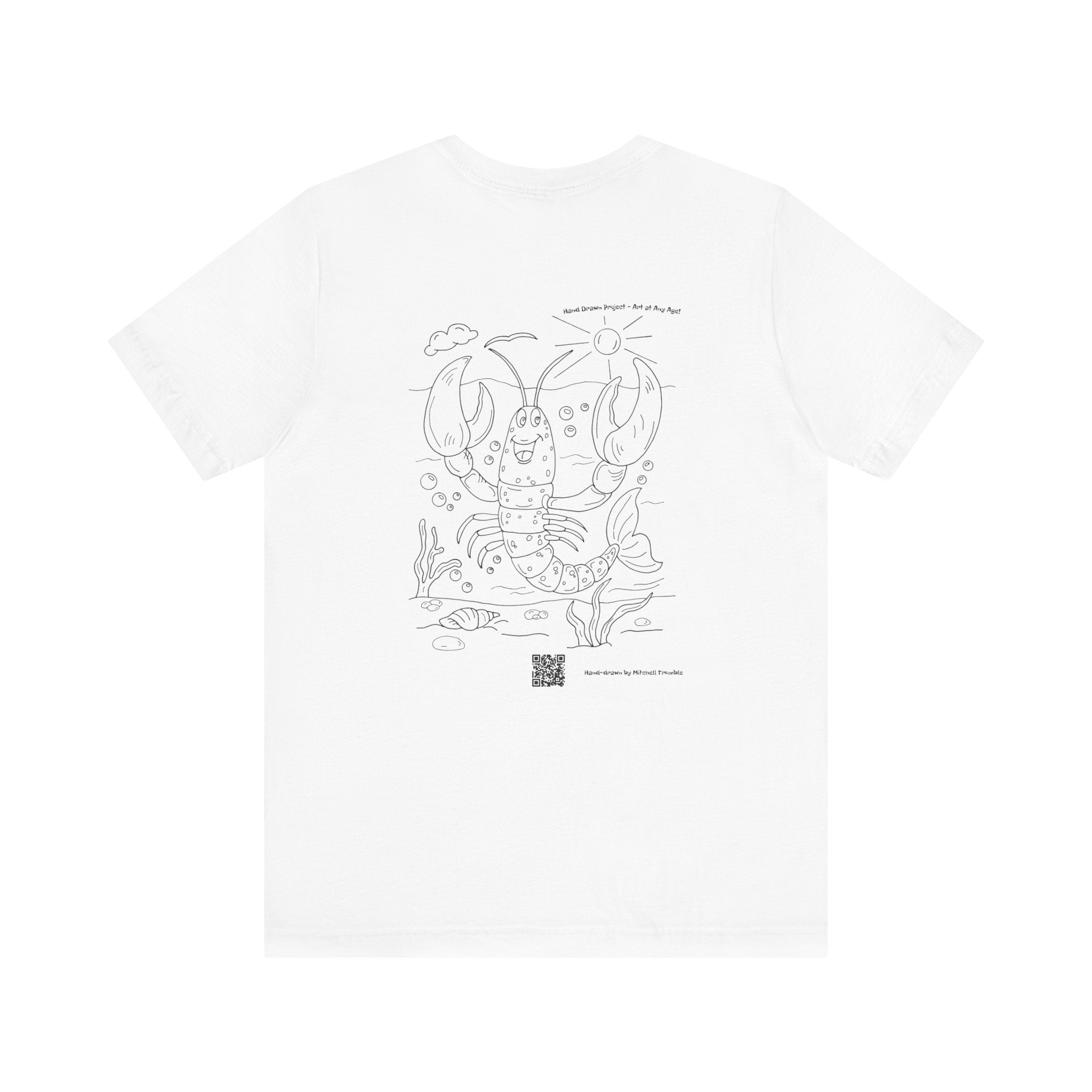 Cheerful Lobster T-Shirt – Ocean Critter T-Shirt