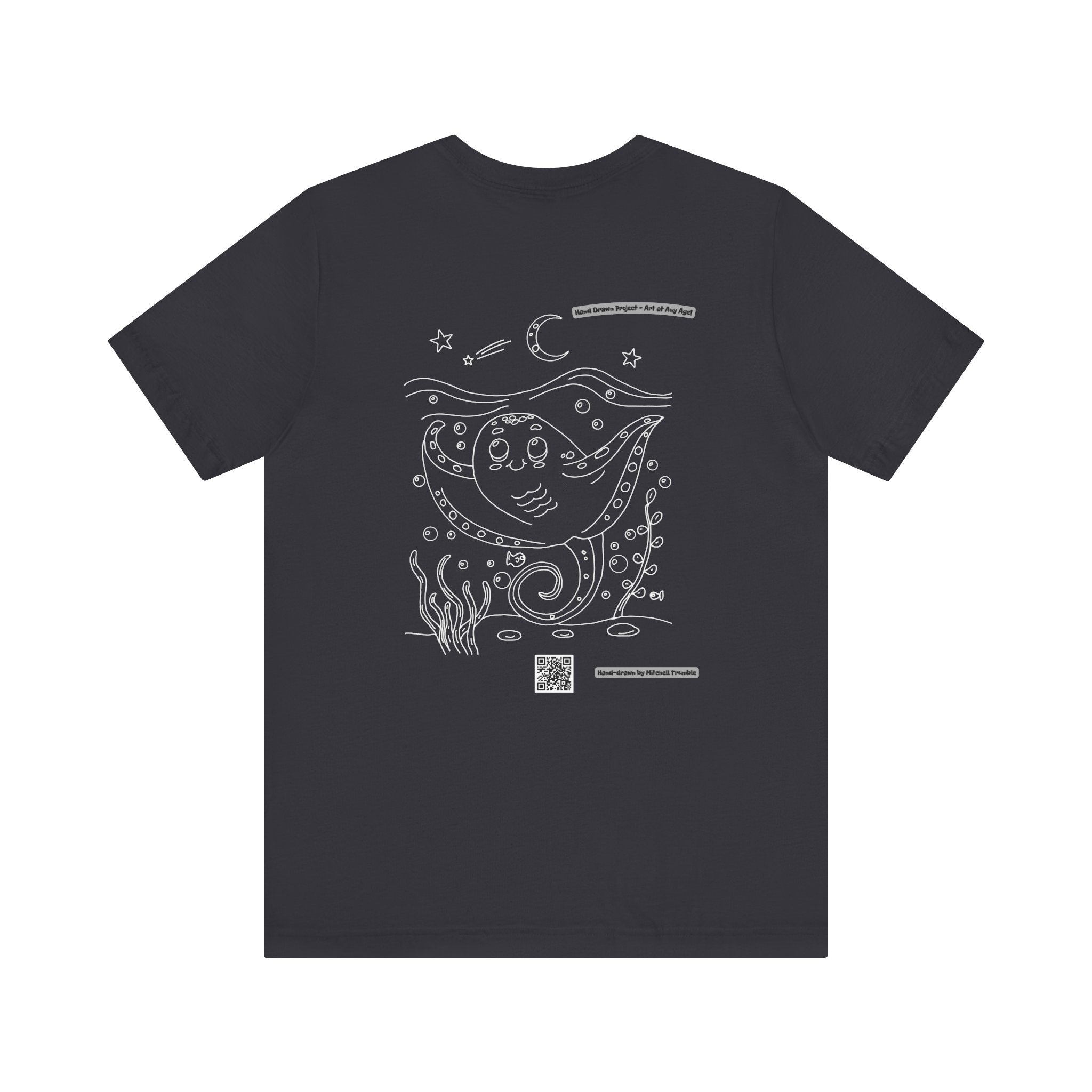 Manta Ray T-Shirt | Hand-Drawn Ocean Critter