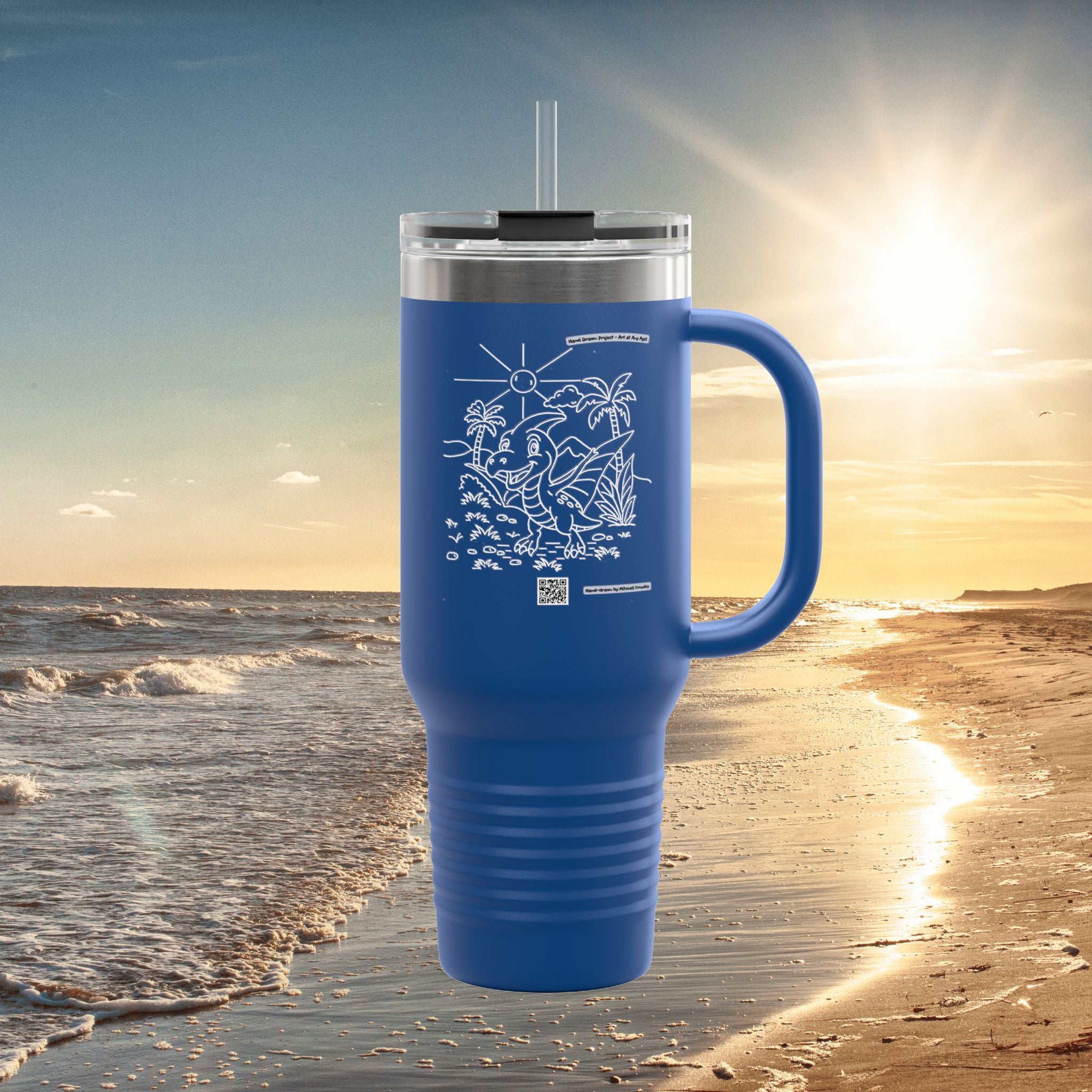 Pterodactyl Chaos Travel Mug