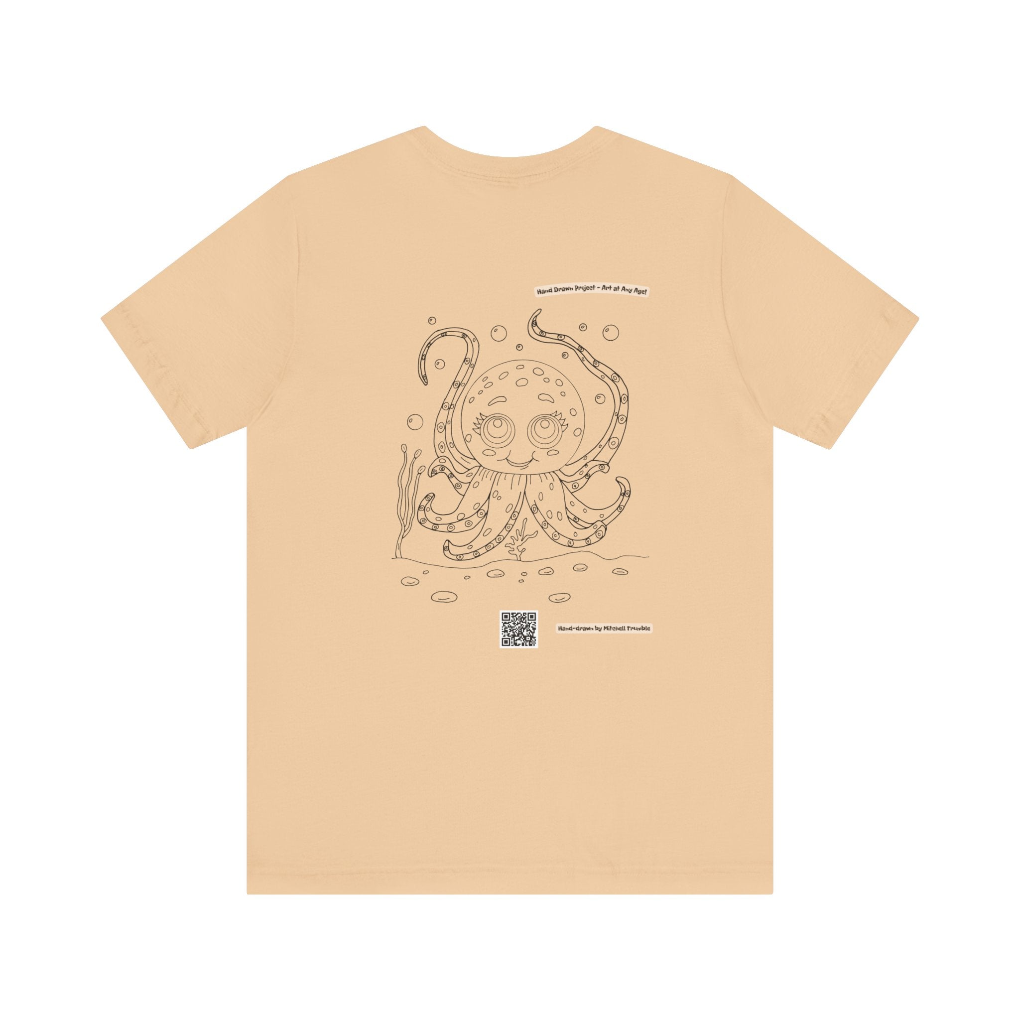 Octopus – Hand-Drawn Ocean Tee