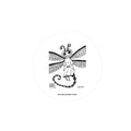 Wasp Sprite – Mystical Insect Folk Kiss-Cut Sticker